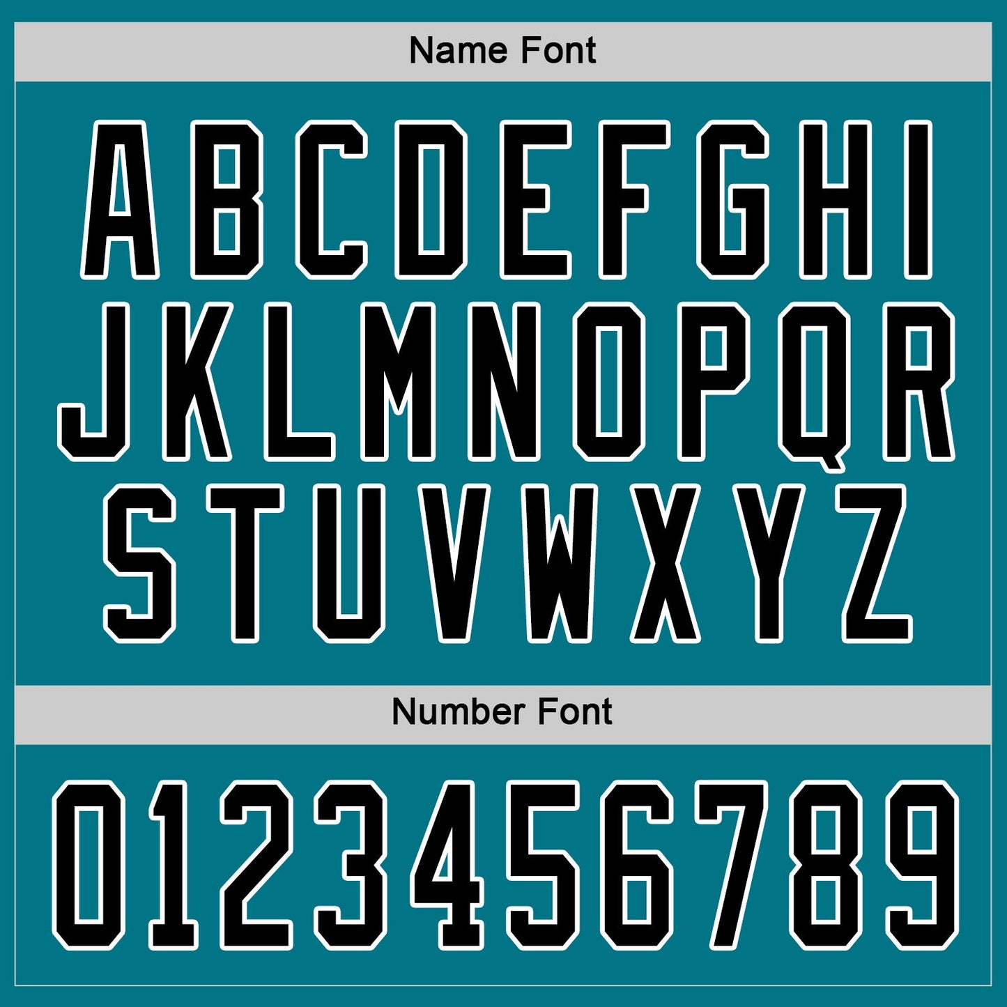 Custom Teal Black-White Hockey Jersey view 4