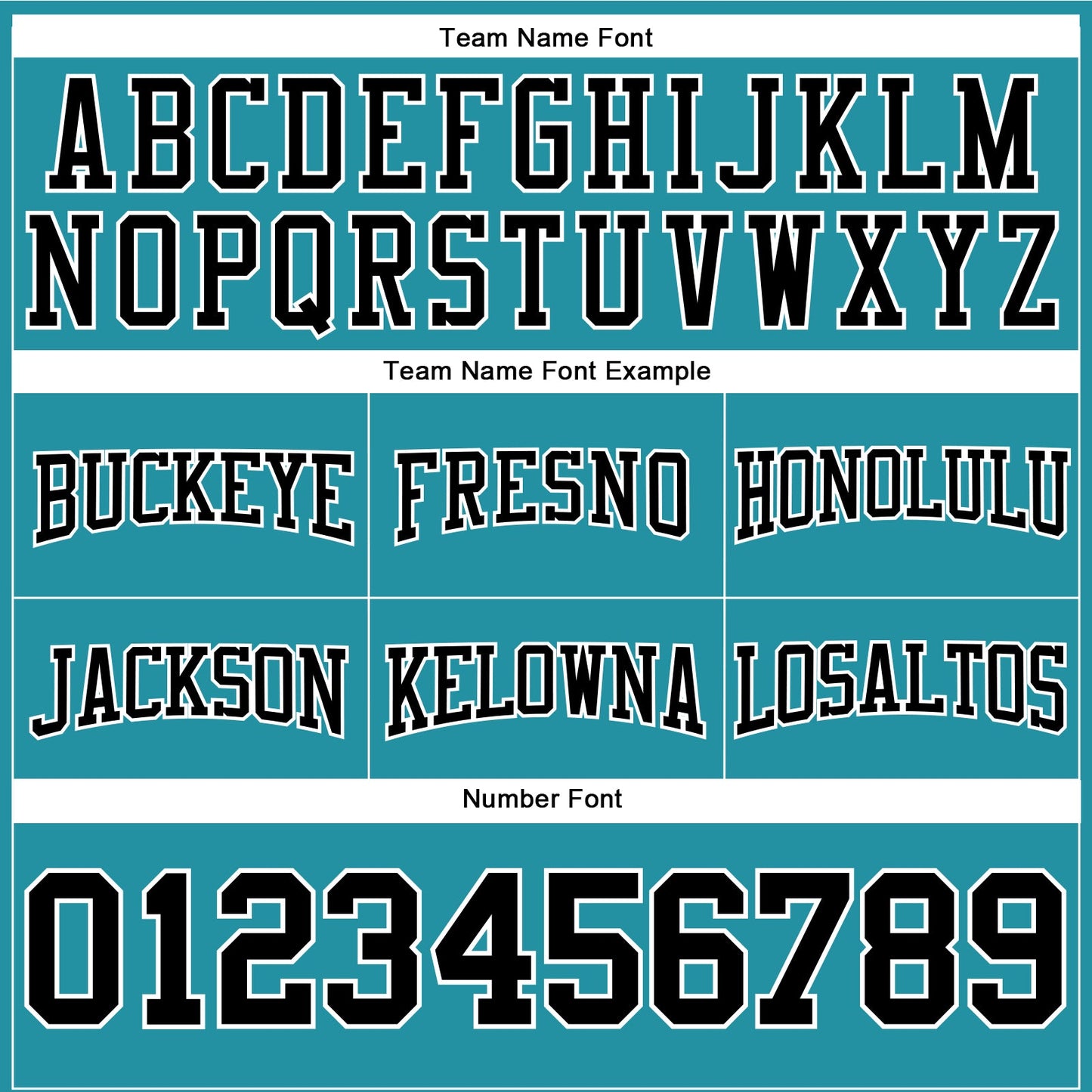 Custom Stitched Teal Black-White Football Pullover Sweatshirt Hoodie view 3