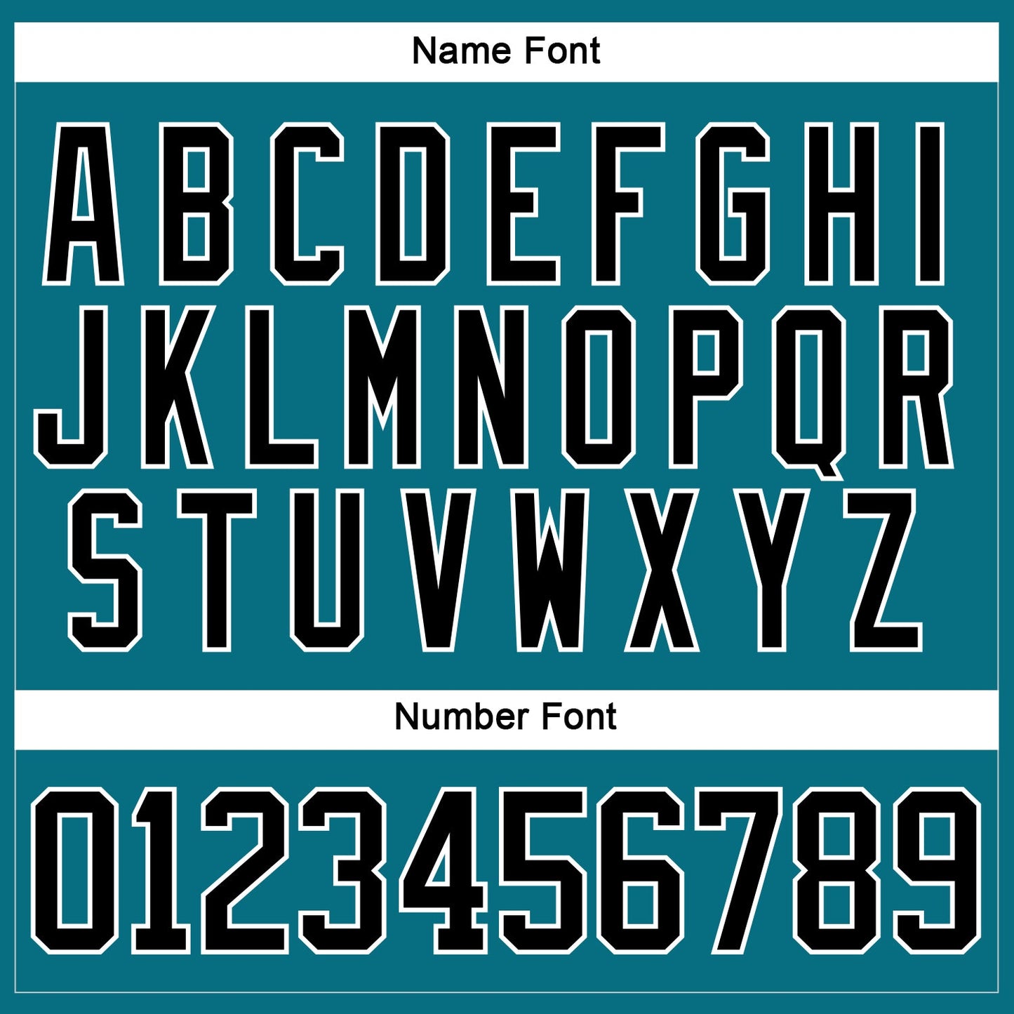 Custom Teal Black-White Hockey Lace Neck Jersey view 5
