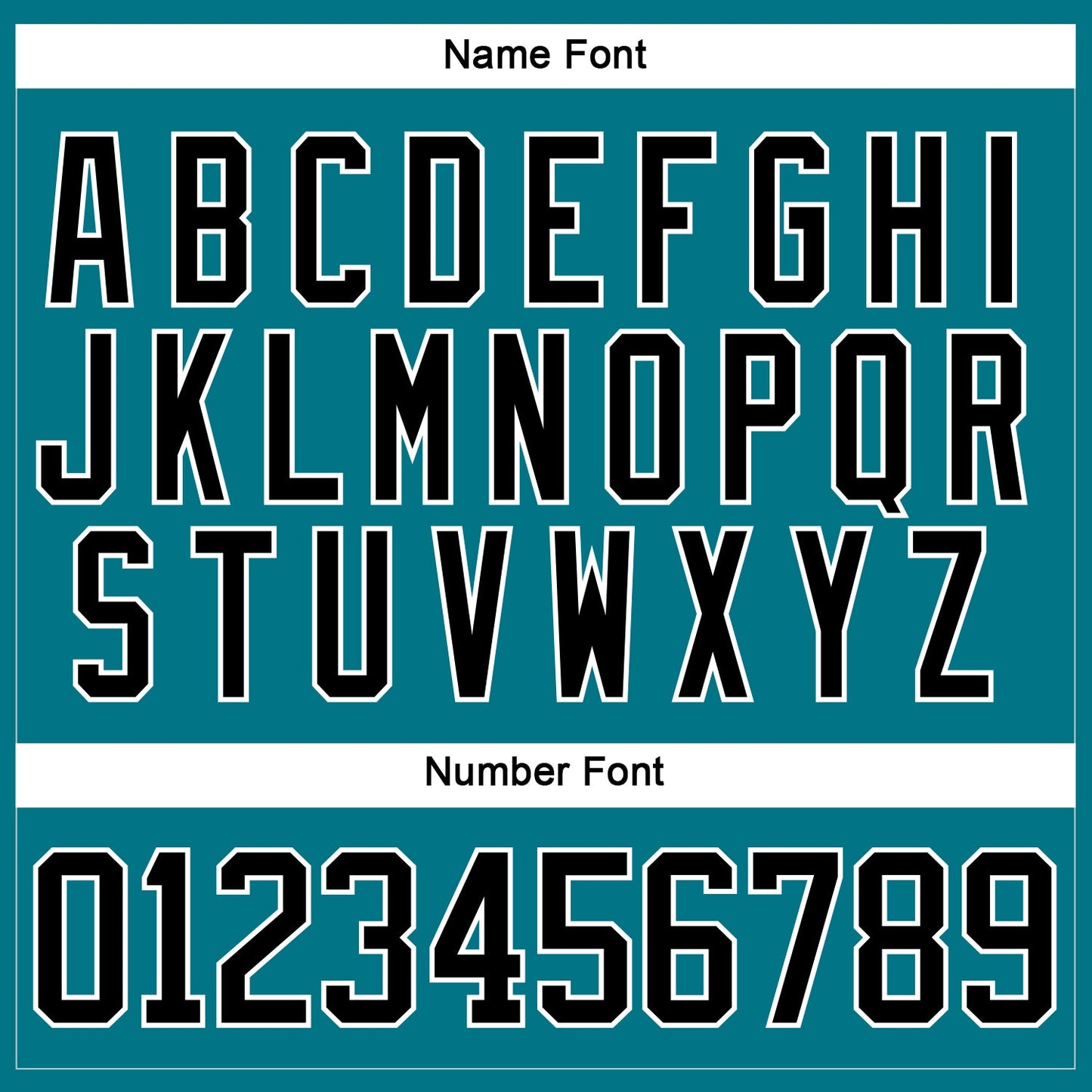 Custom Teal Black-White Hockey Jersey view 5