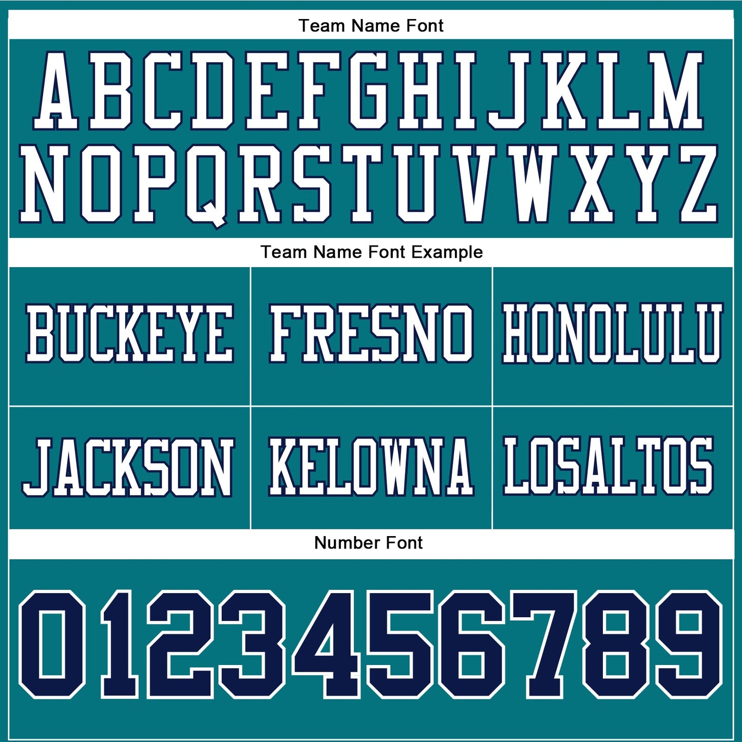 Custom Teal Navy-White Authentic Football Jersey view 4