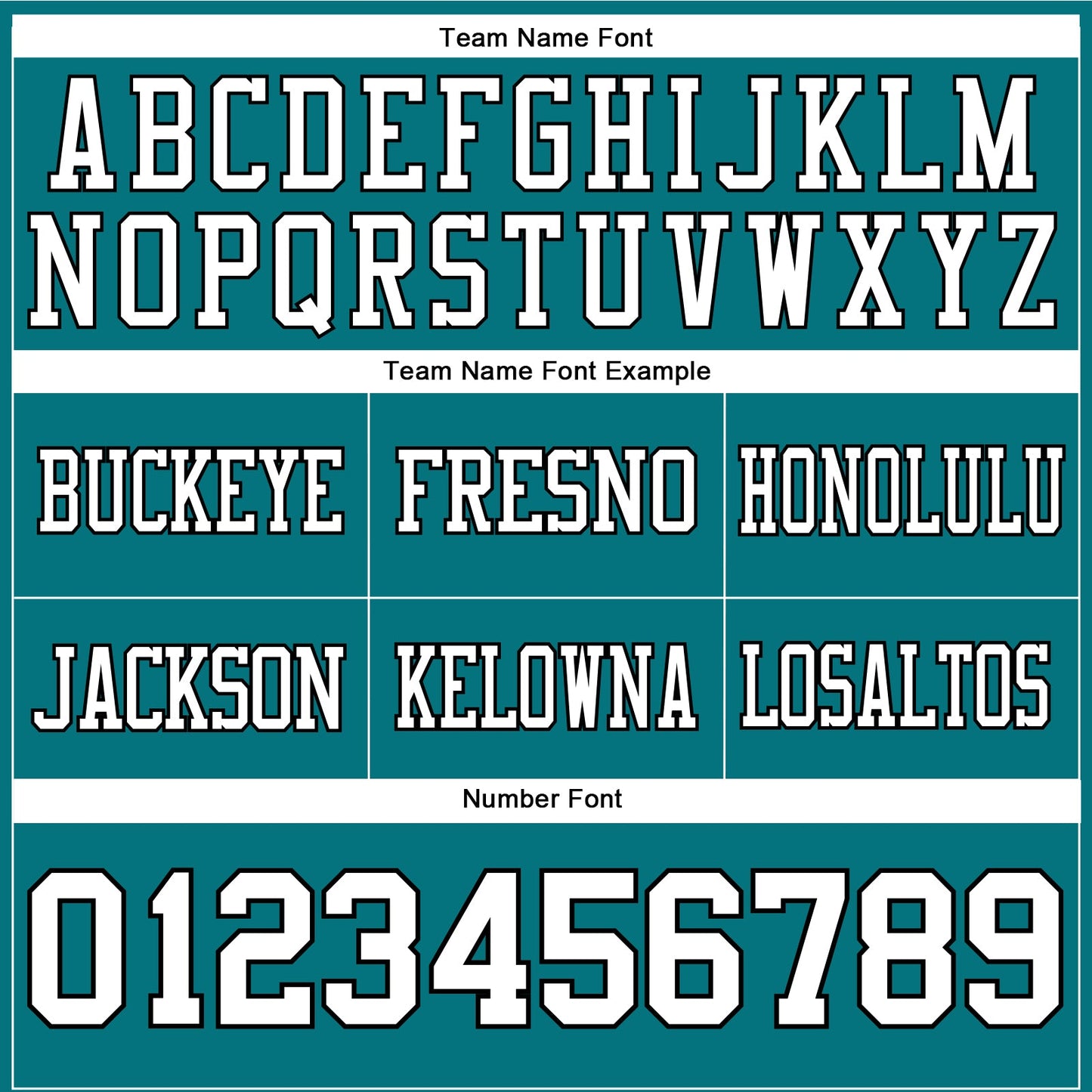 Custom Teal White-Black Authentic Football Jersey view 4