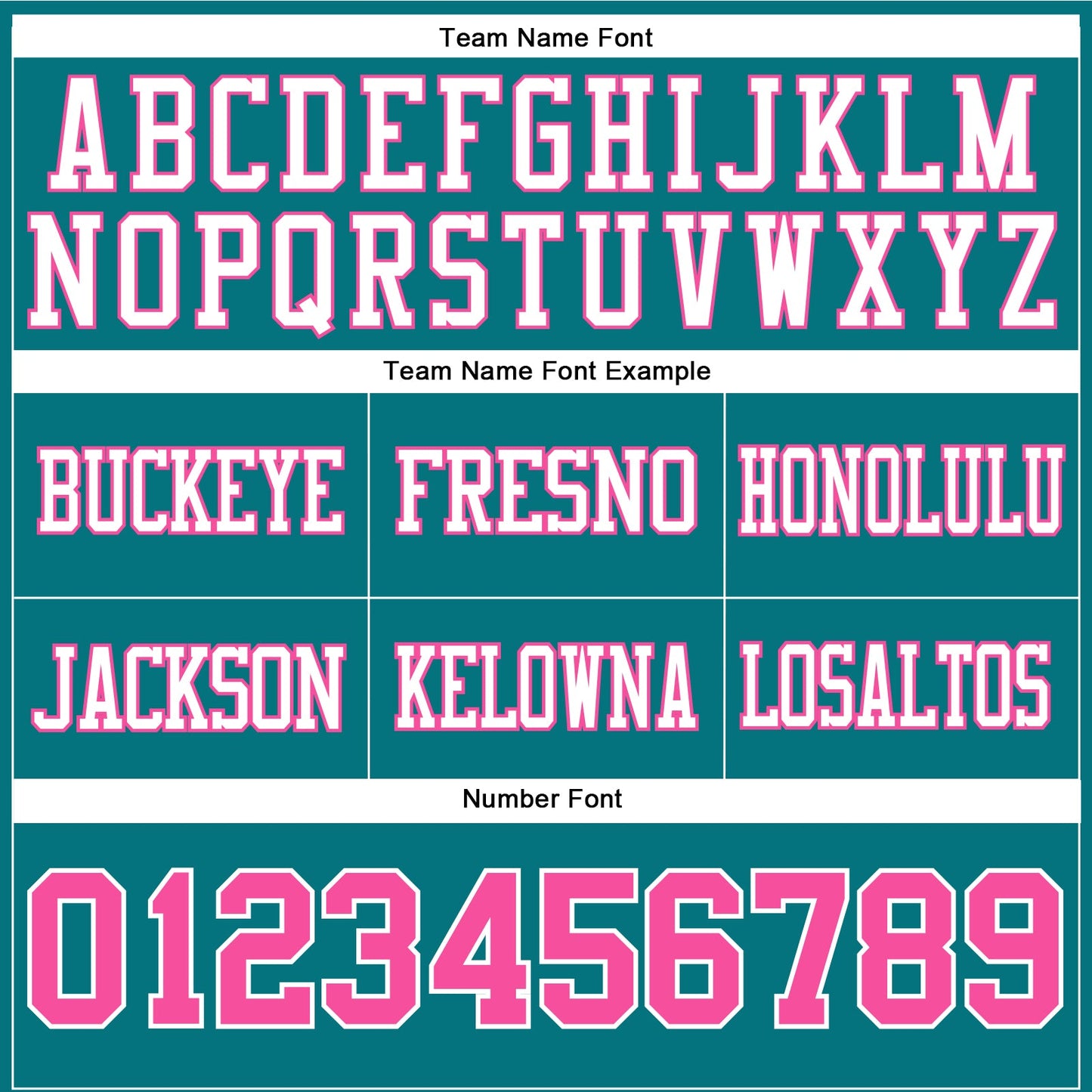 Custom Teal Pink-White Authentic Football Jersey view 4