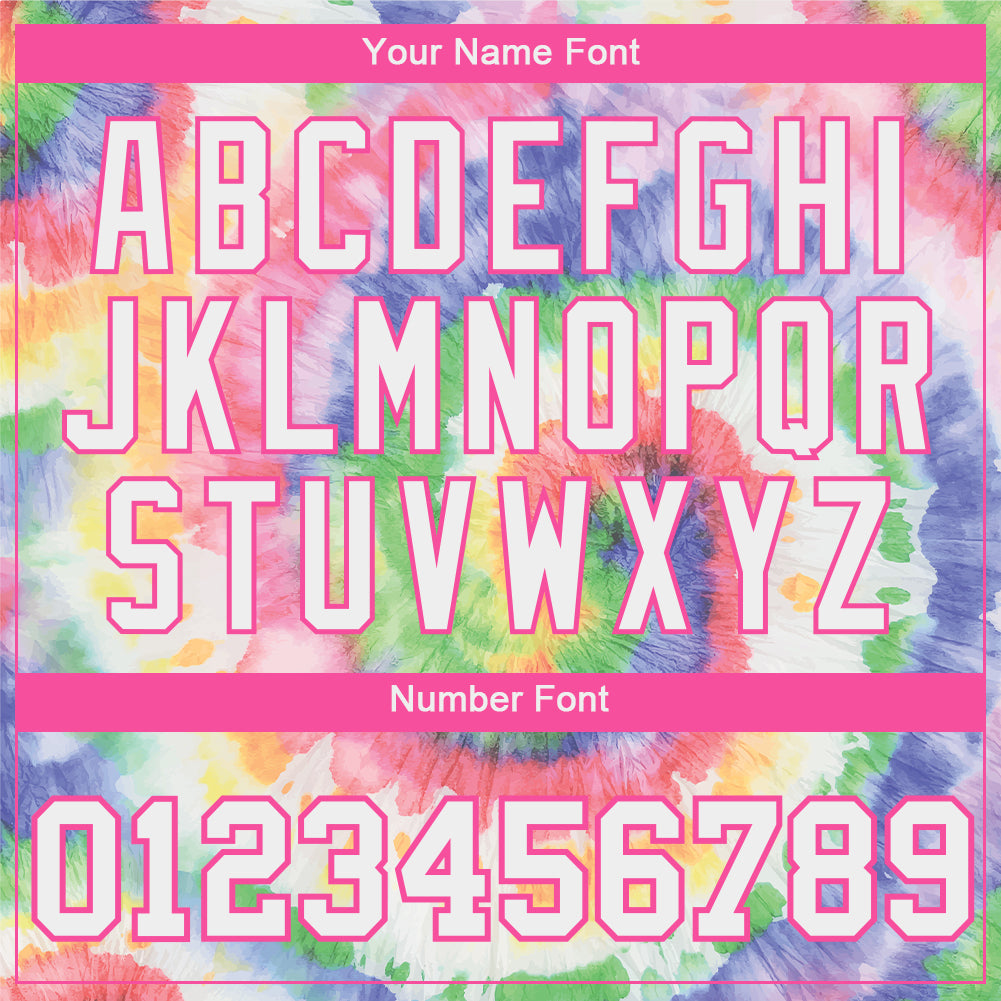 Custom Tie Dye White-Pink 3D Performance T-Shirt view 4