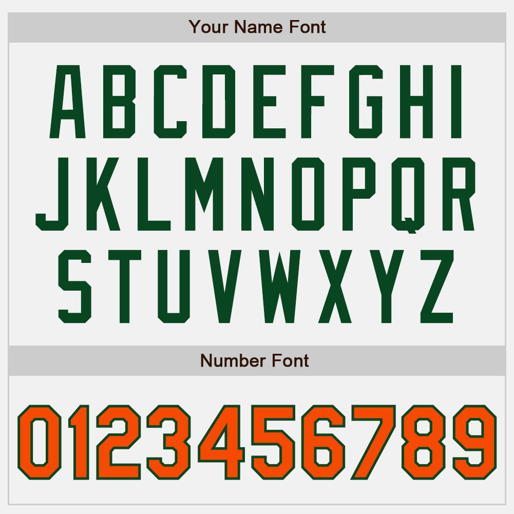 Custom White Orange-Green Authentic Two Tone Baseball Jersey view 5