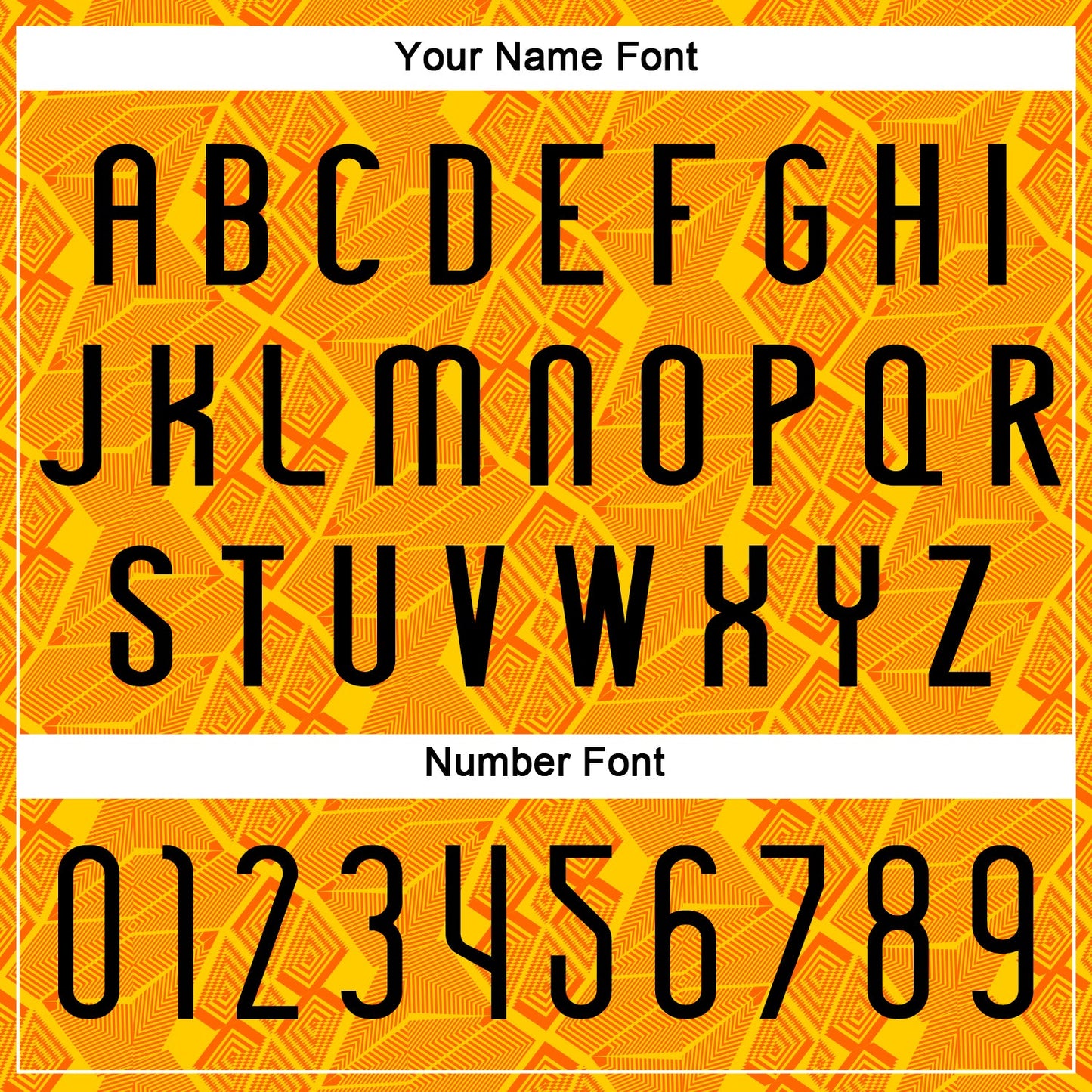Custom Orange Black-Yellow Geometric Shape Sublimation Volleyball Uniform Jersey view 6