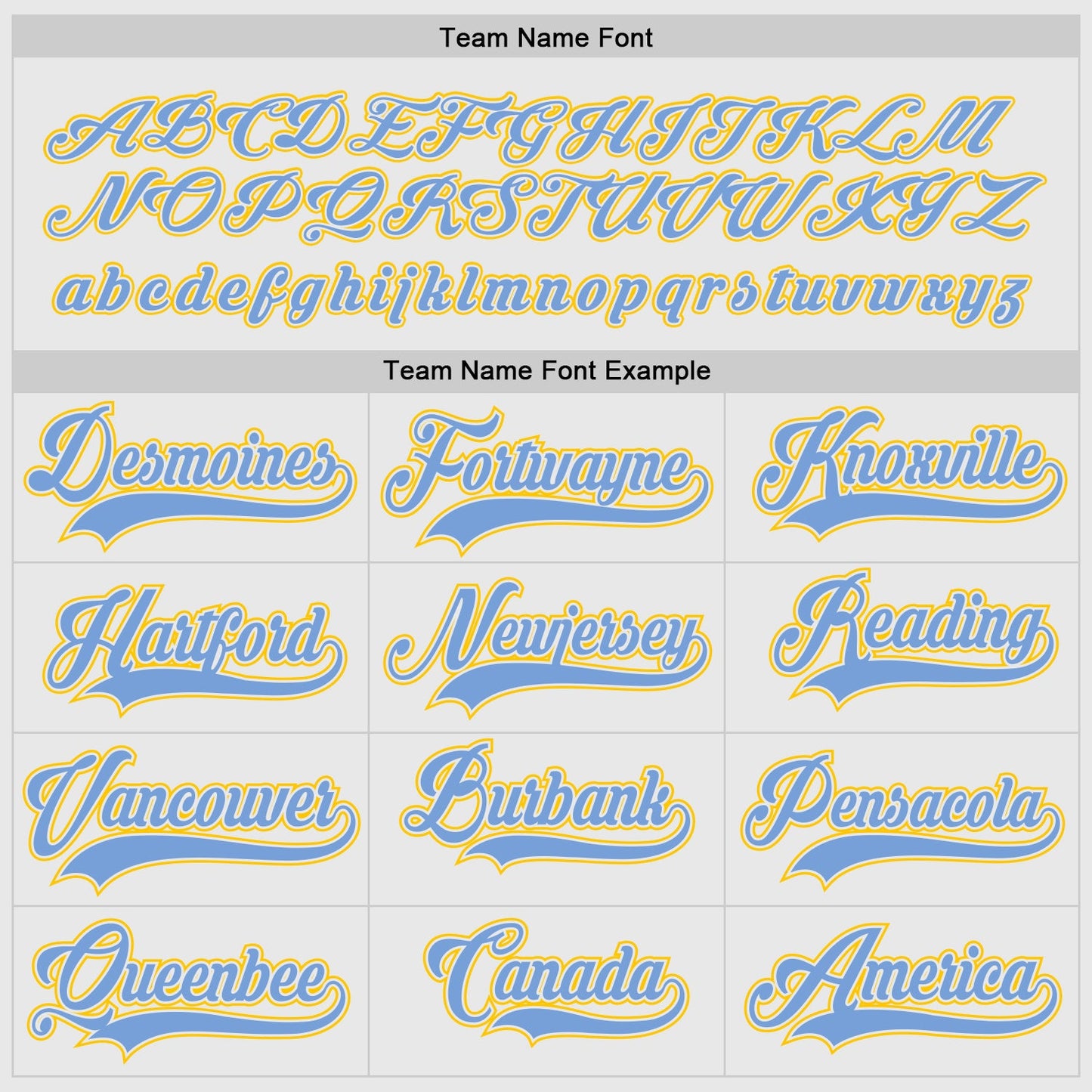Custom White Light Blue-Gold Hockey Jersey view 4