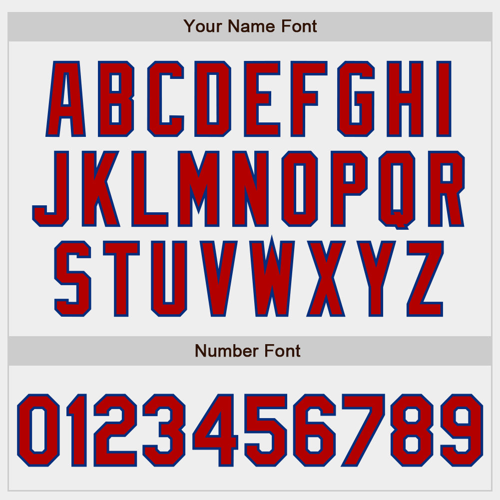Custom White Red-Royal Authentic Baseball Jersey view 5