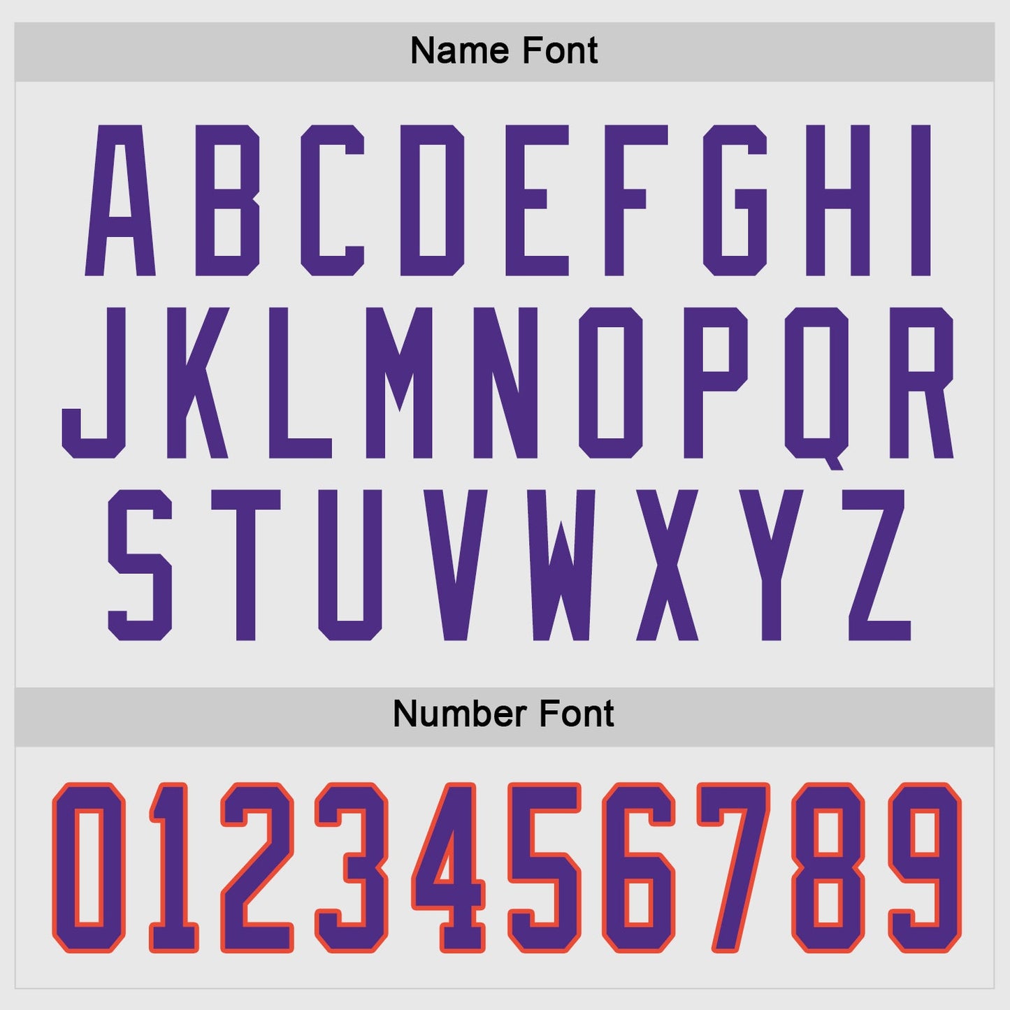 Custom White Purple-Orange Hockey Jersey view 4