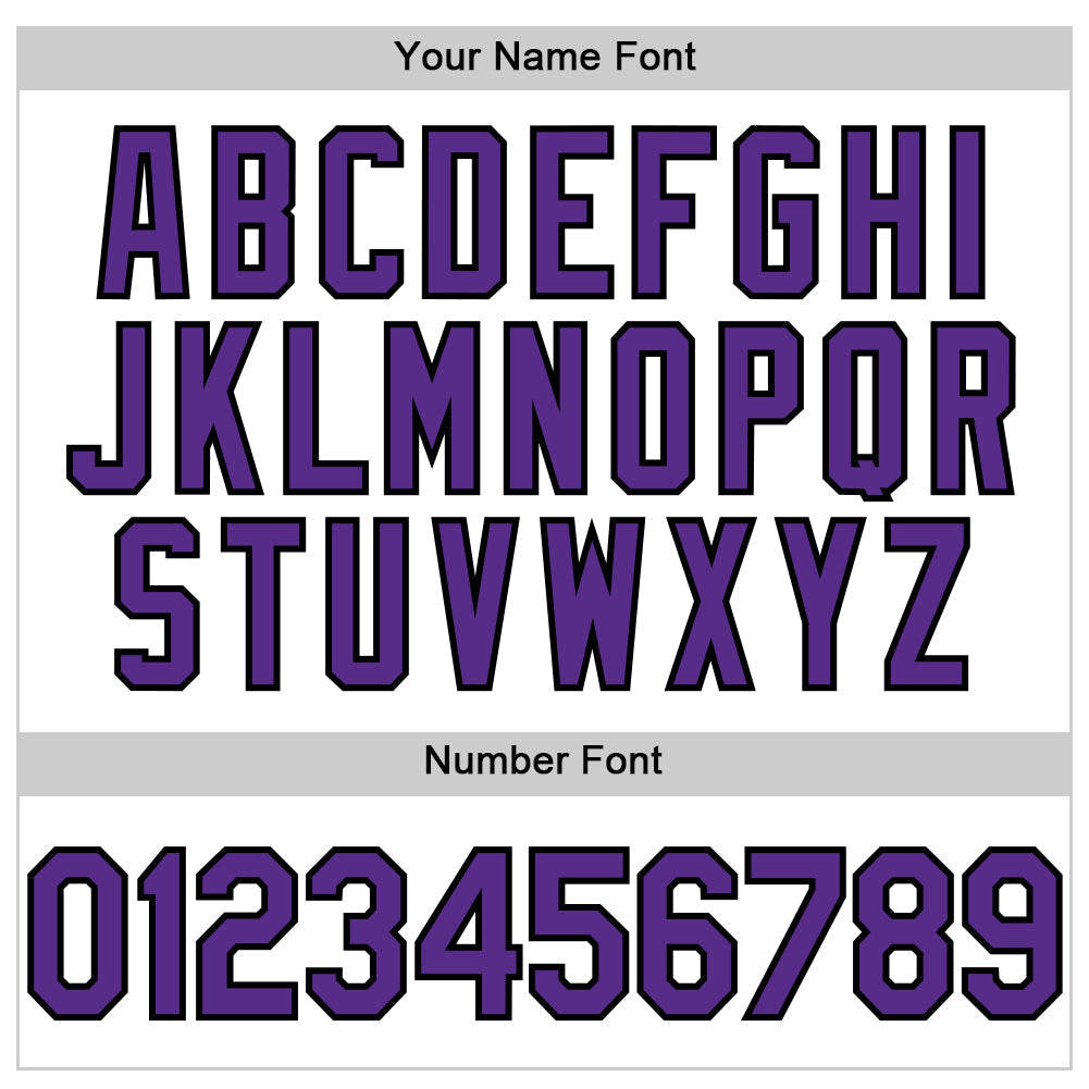 Custom White Purple-Black Performance T-Shirt view 4