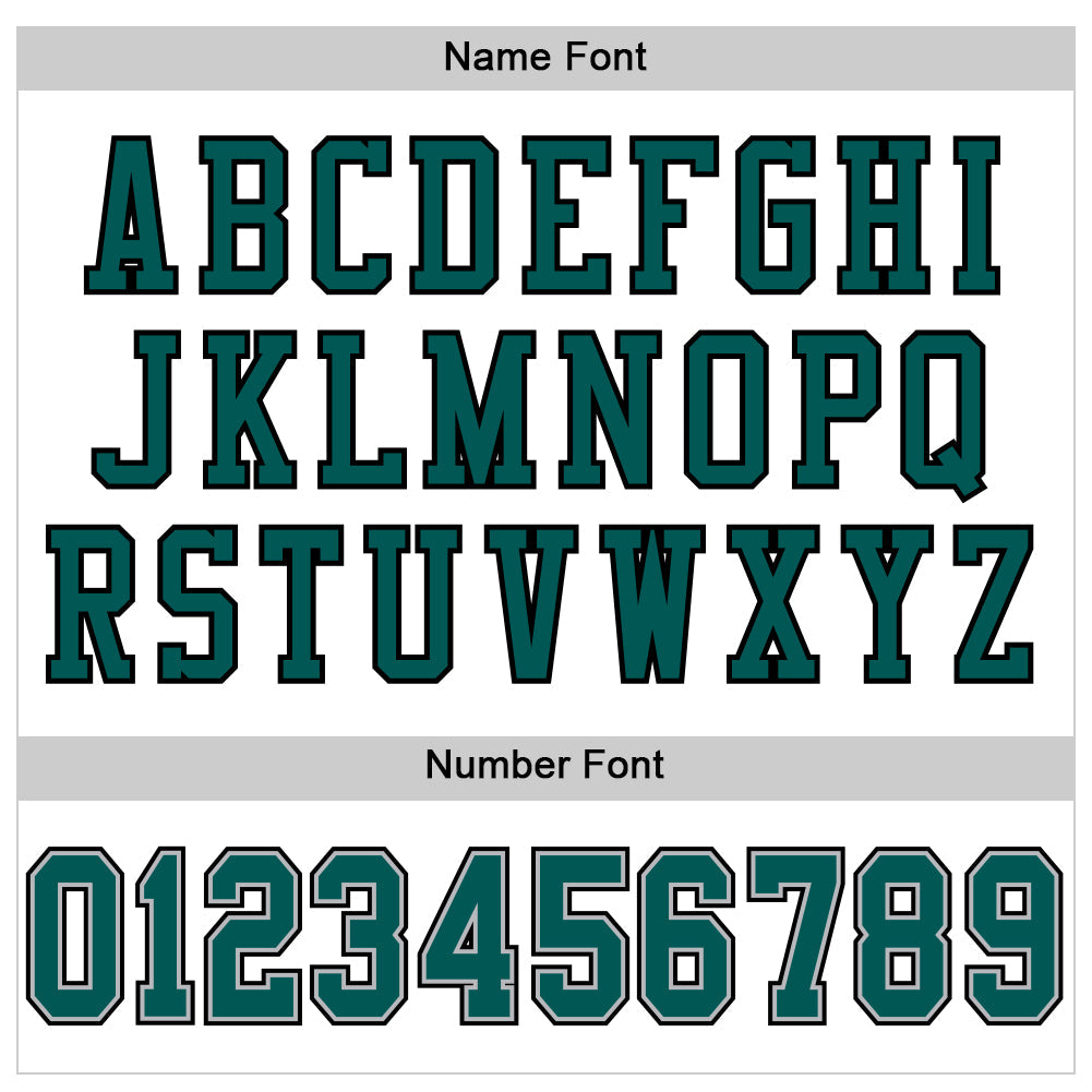 Custom White Midnight Green-Black Mesh Authentic Football Jersey view 4