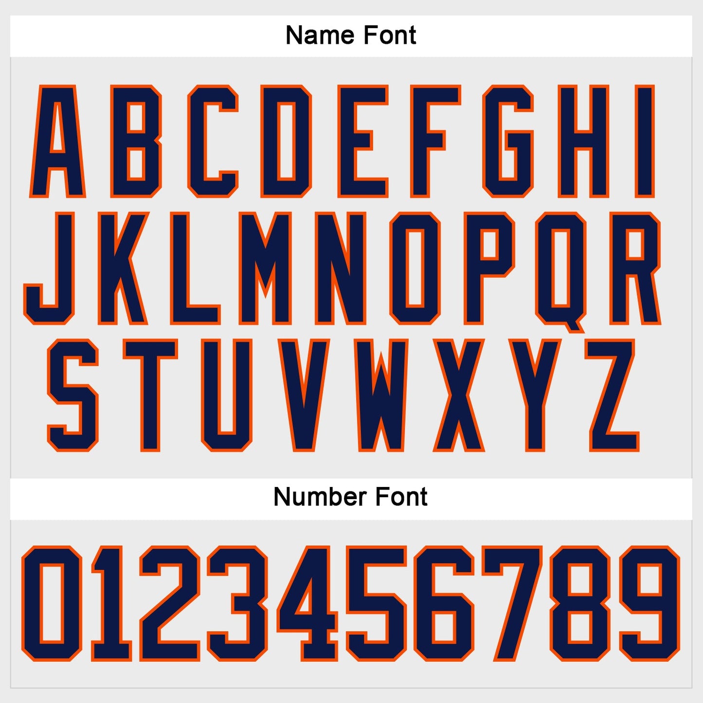 Custom White Navy-Orange Hockey Lace Neck Jersey view 5