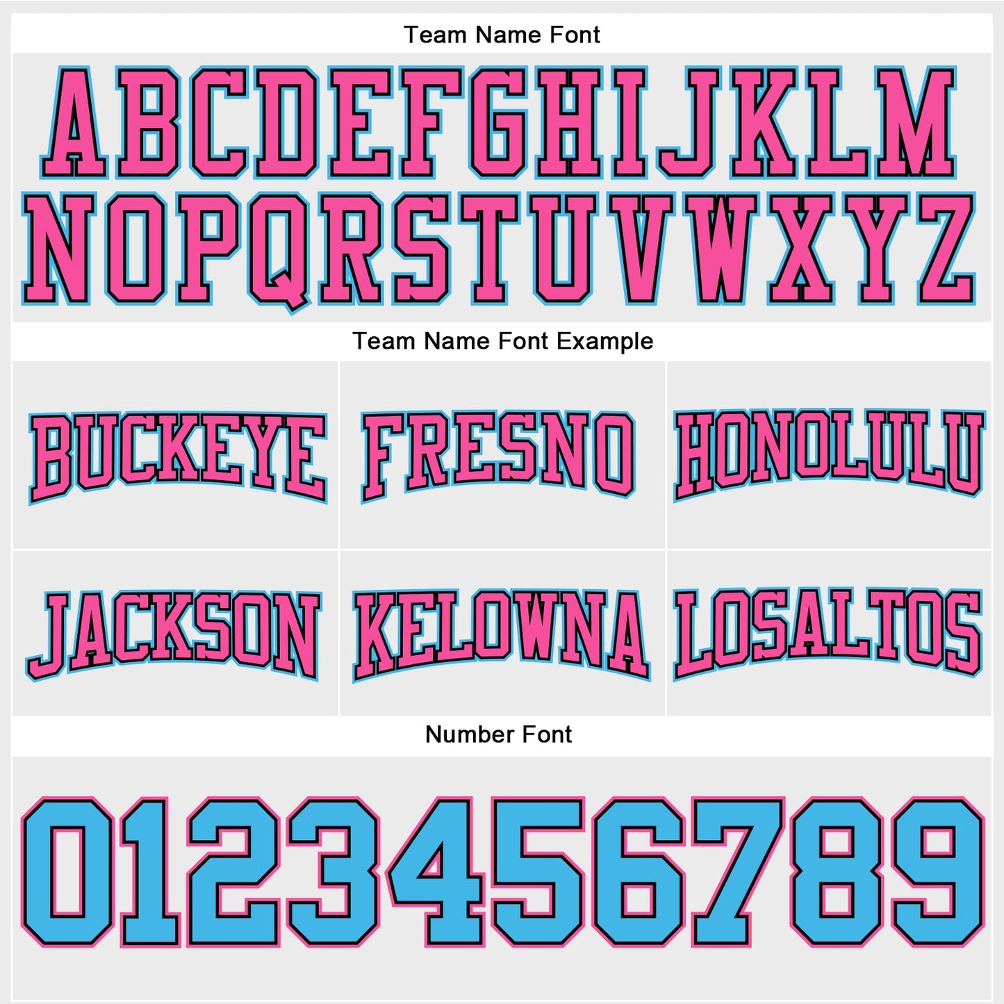 Custom Stitched White Sky Blue Black-Pink Football Pullover Sweatshirt Hoodie view 3