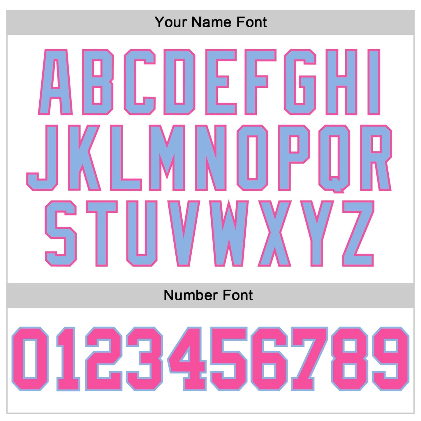 Custom White Pink-Light Blue Authentic Football Jersey view 5