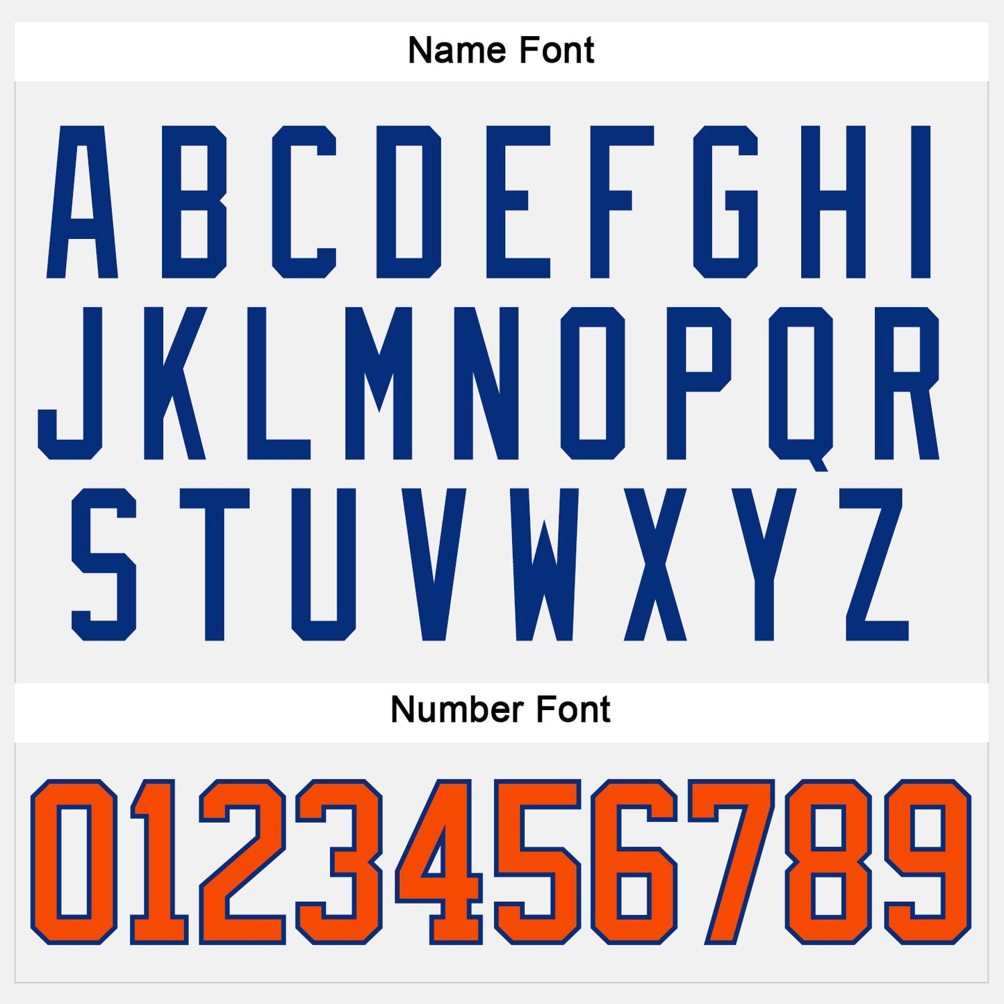 Custom White Orange-Royal Hockey Jersey view 5