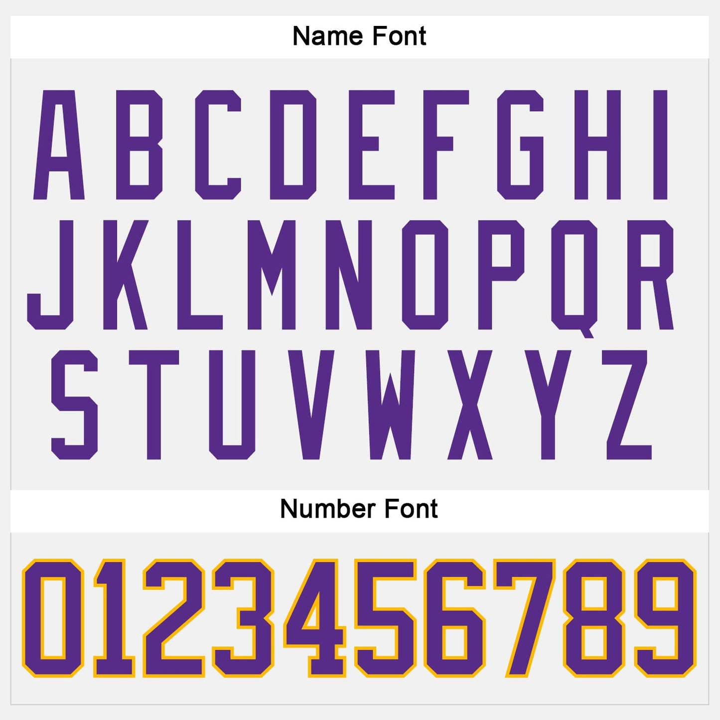 Custom White Purple-Gold Hockey Jersey view 5