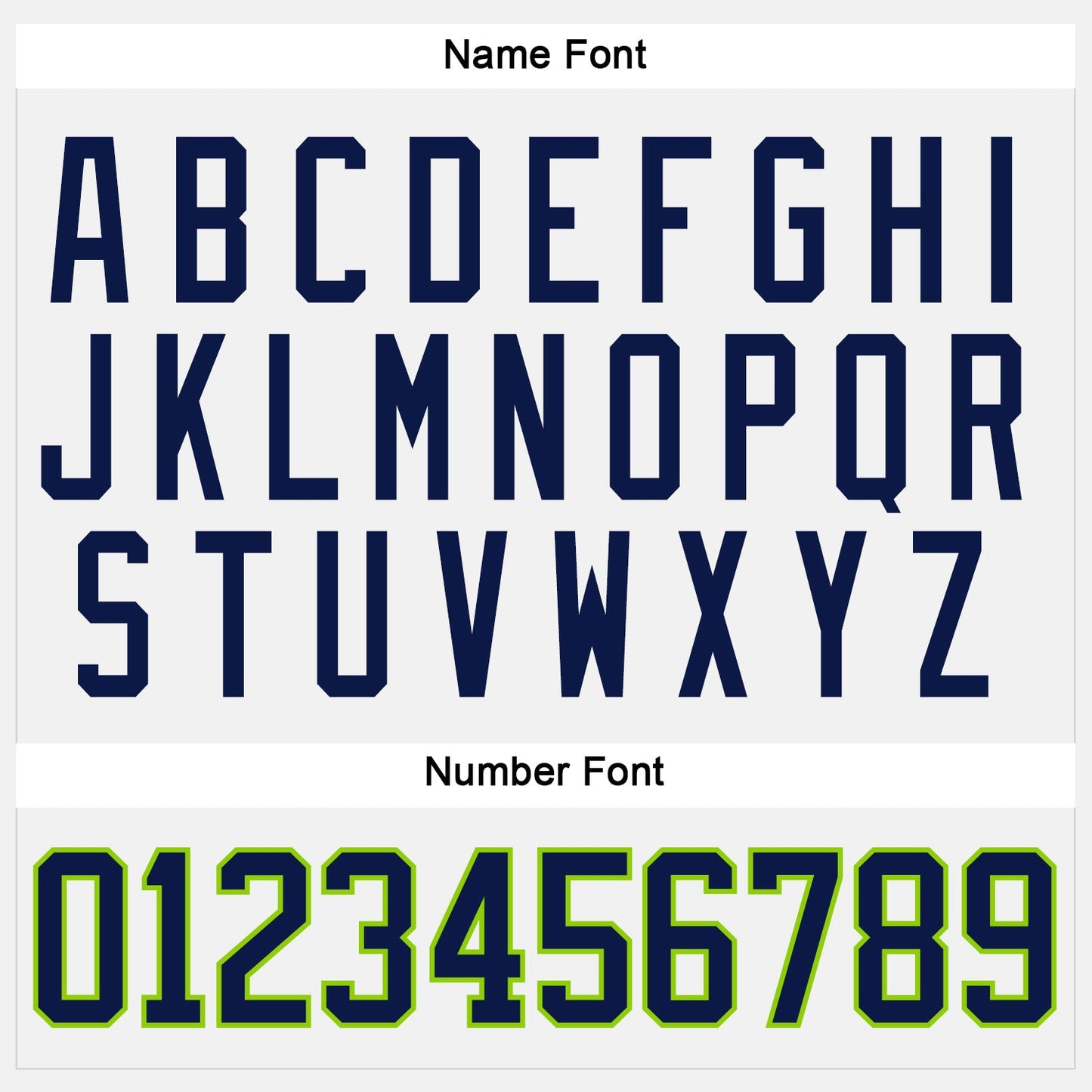 Custom White Navy-Neon Green Hockey Jersey view 5