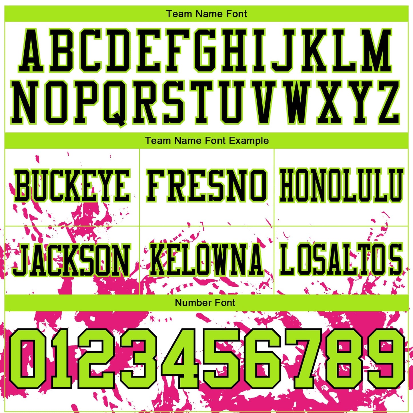 Custom White Neon Green Hot Pink-Black 3D Pattern Splash Authentic Football Jersey view 4