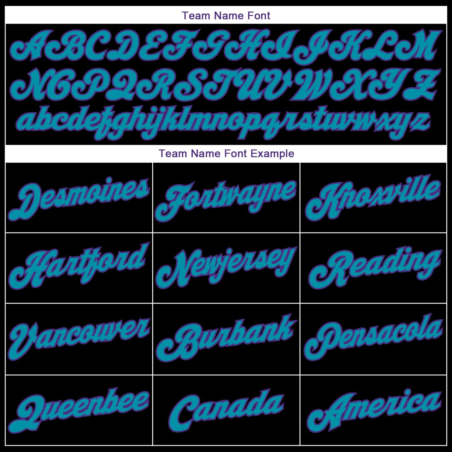 Custom Stitched Black Purple-Teal Sports Pullover Sweatshirt Hoodie view 6