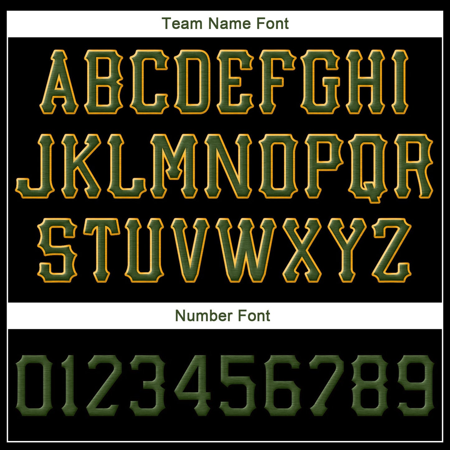 Custom Black Green-Gold Stitched Adjustable Snapback Hat view 4