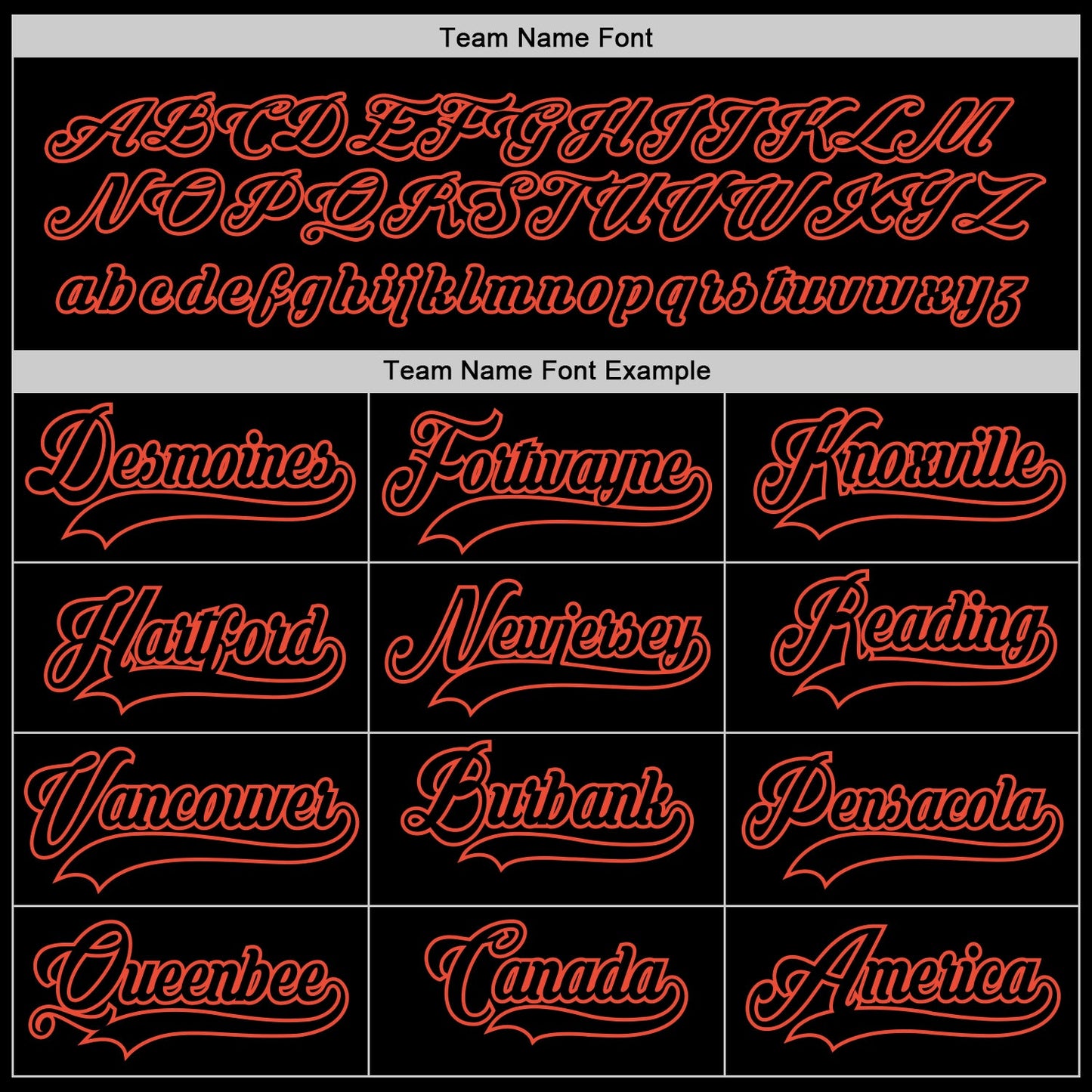 Custom Black Black-Orange Hockey Jersey view 4