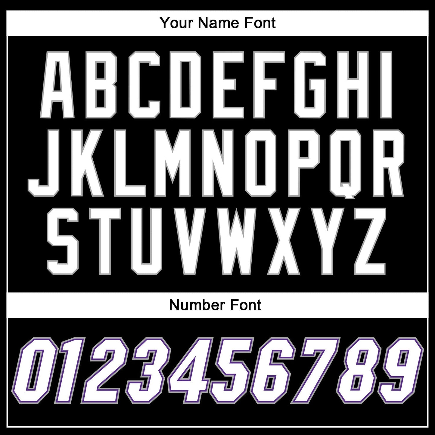 Custom Black White-Purple Authentic Baseball Jersey view 5