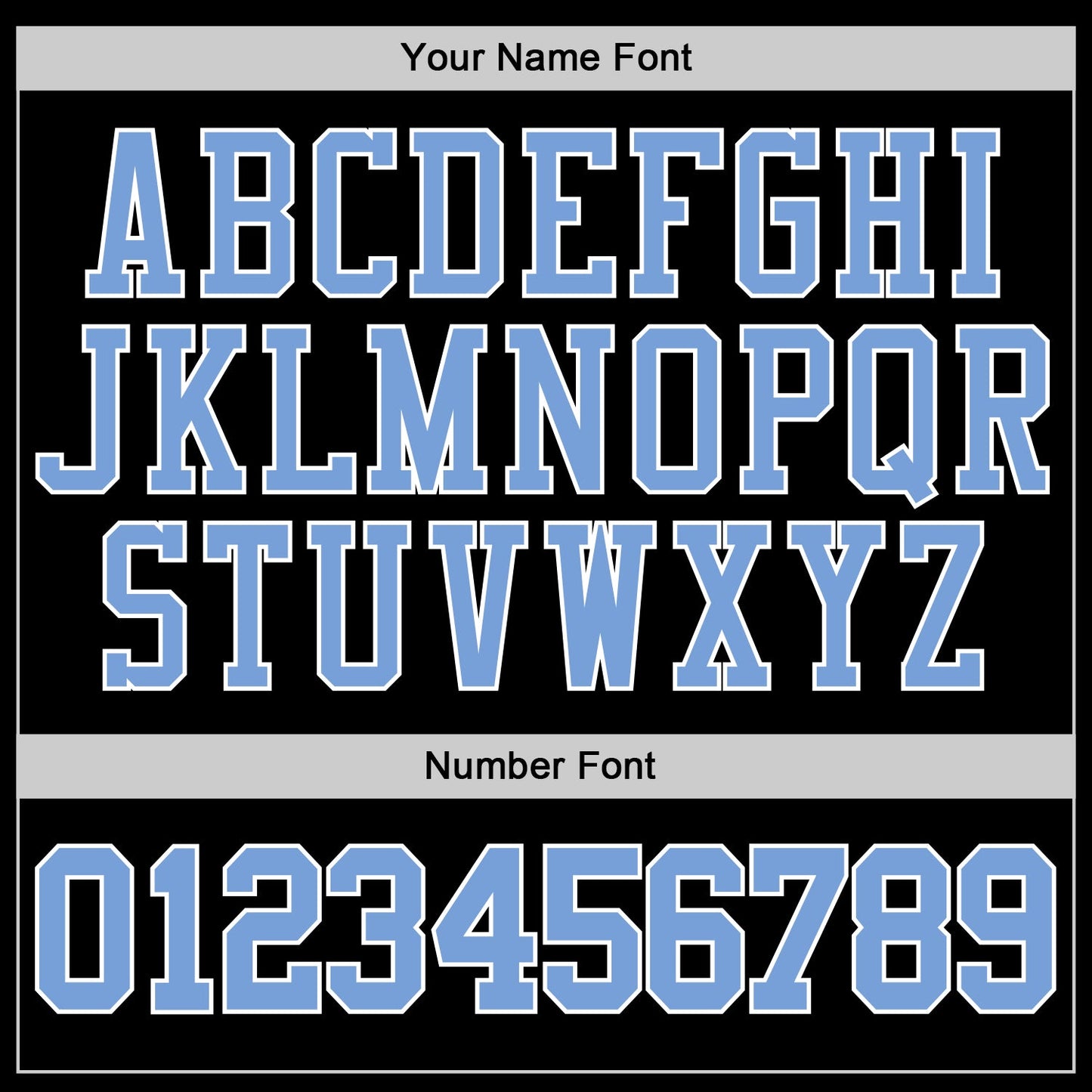 Custom Stitched Black Light Blue-White Sports Pullover Sweatshirt Hoodie view 4