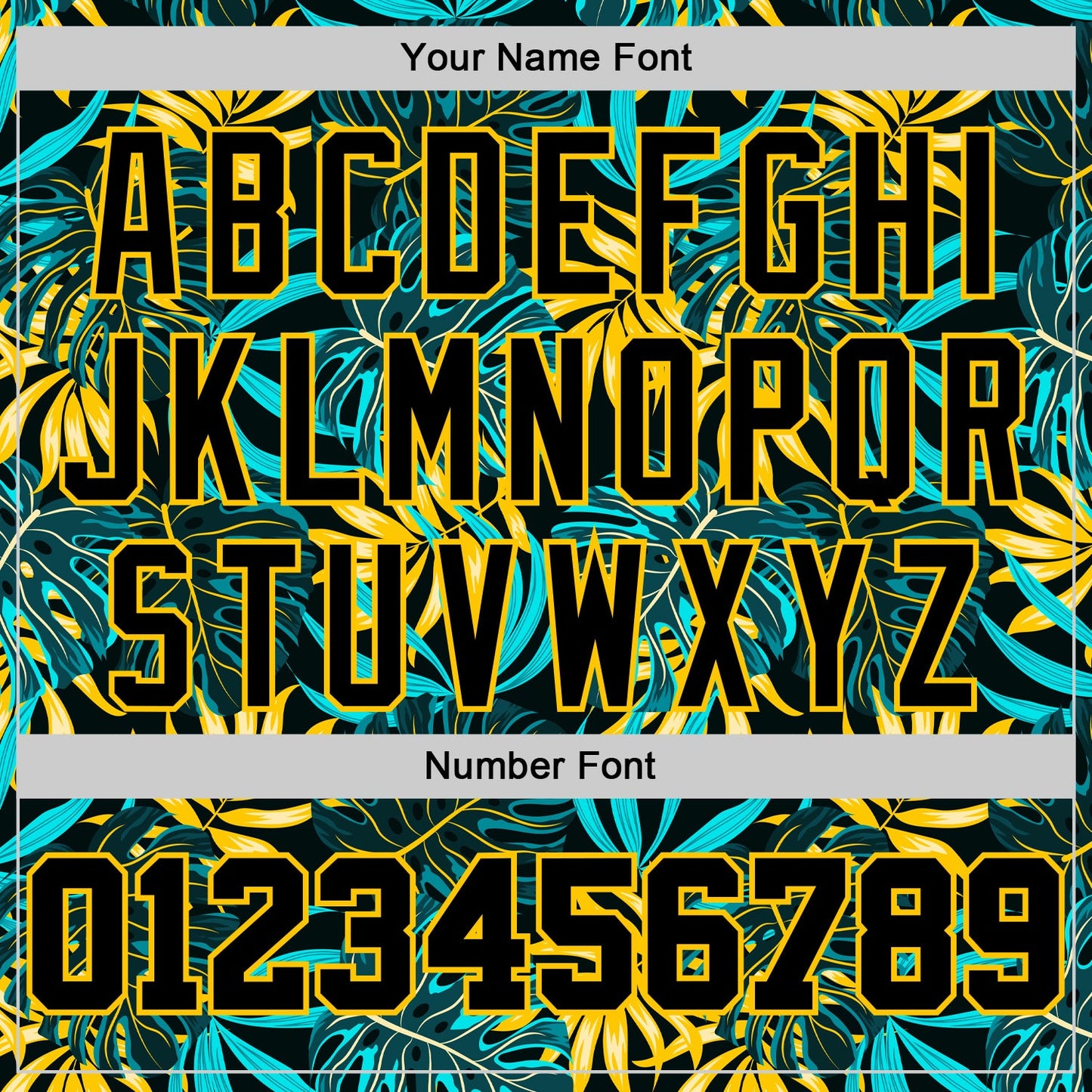 Custom Black Black-Gold 3D Pattern Tropical Hawaii Plants Authentic Basketball Jersey view 5