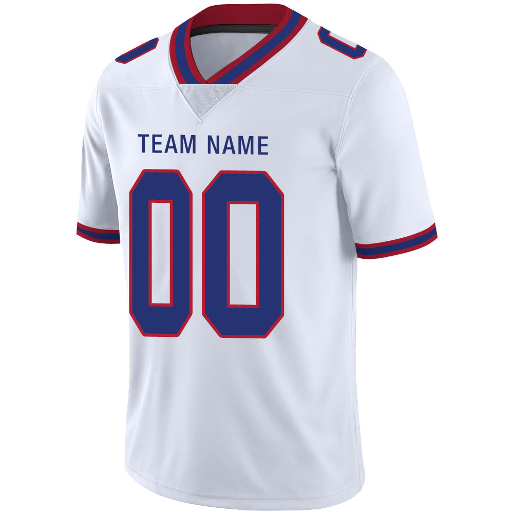 Custom B.Bills Stitched American Football Jerseys Personalize Birthday Gifts White Jersey view 4