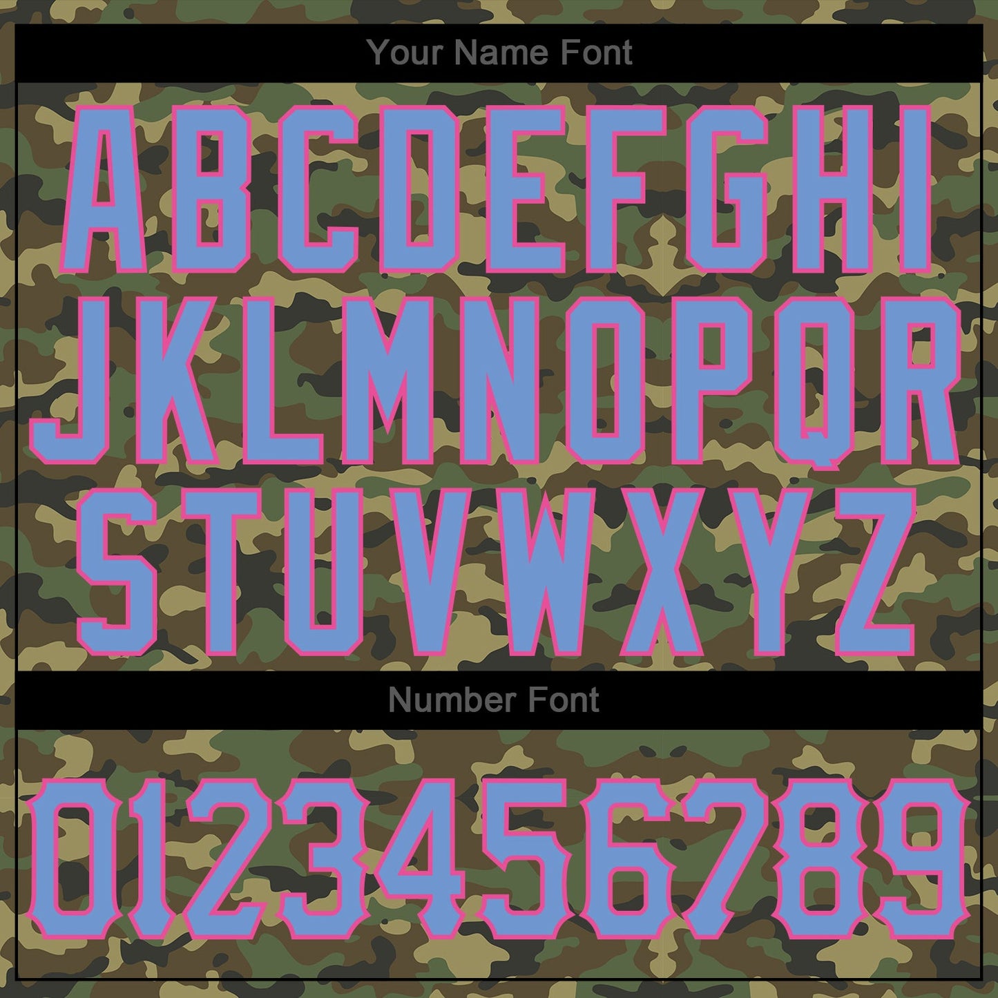 Custom Camo Light Blue-Pink Authentic Salute To Service Baseball Jersey view 5