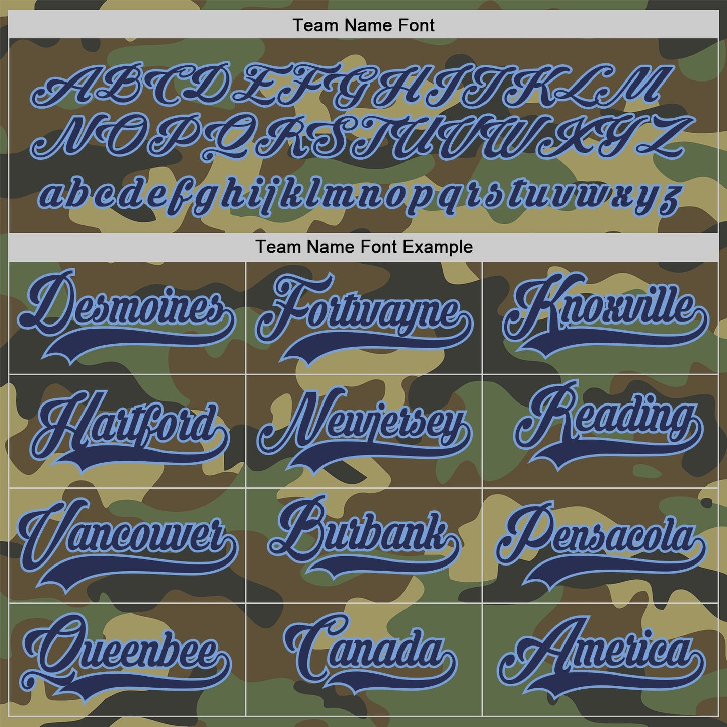 Custom Camo Navy-Light Blue Salute To Service Hockey Jersey view 4