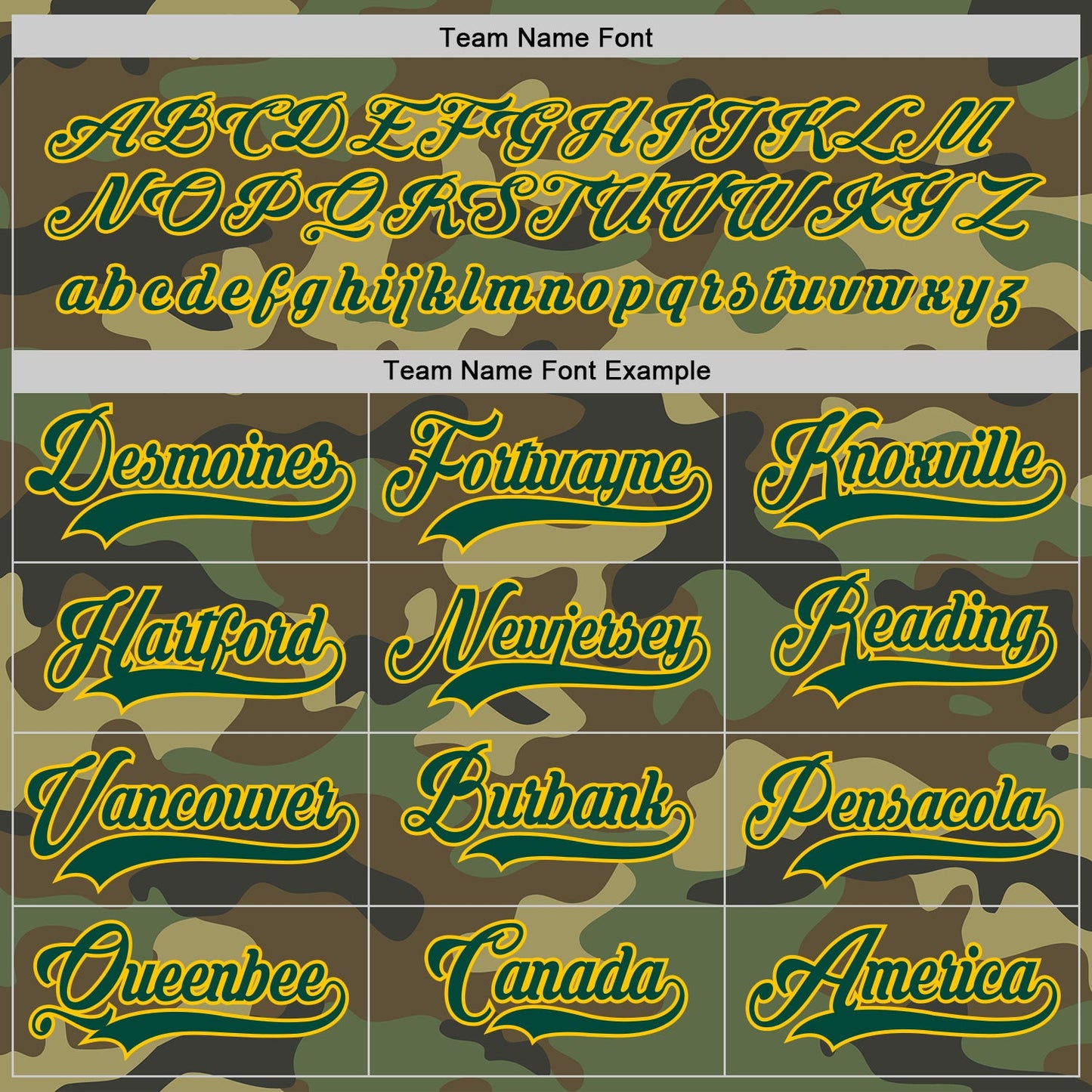 Custom Camo Green-Gold Salute To Service Hockey Jersey view 4