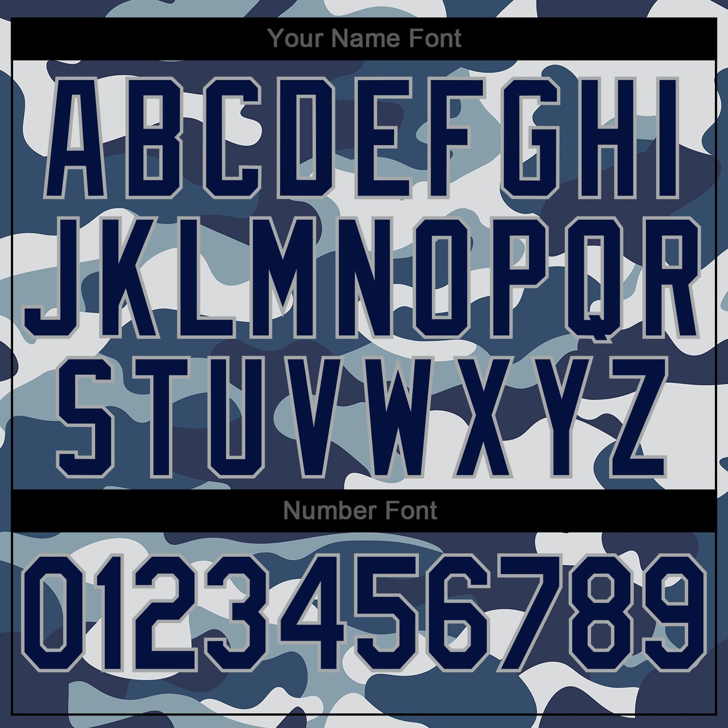 Custom Camo Navy-Gray Authentic Salute To Service Baseball Jersey view 5