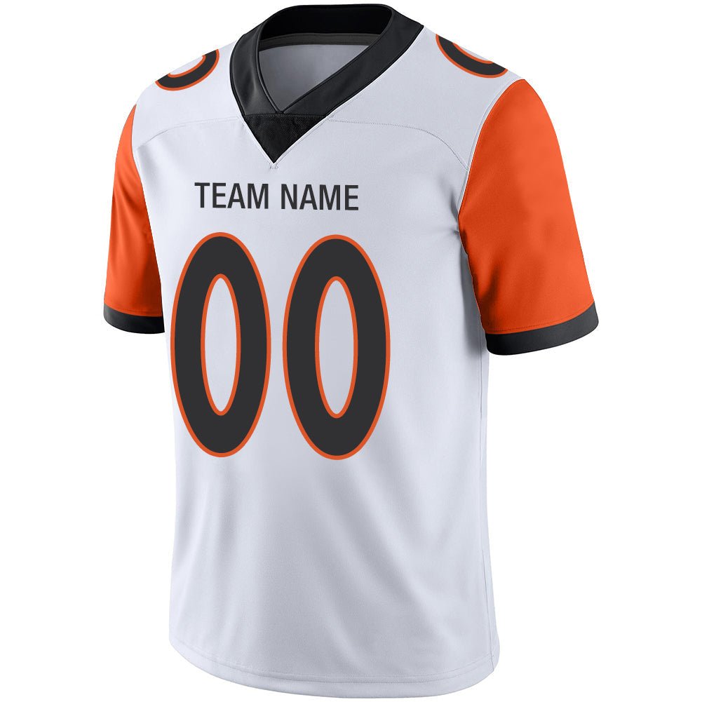 Custom C.Bengal Stitched American Football Jerseys Personalize Birthday Gifts White Jersey view 4