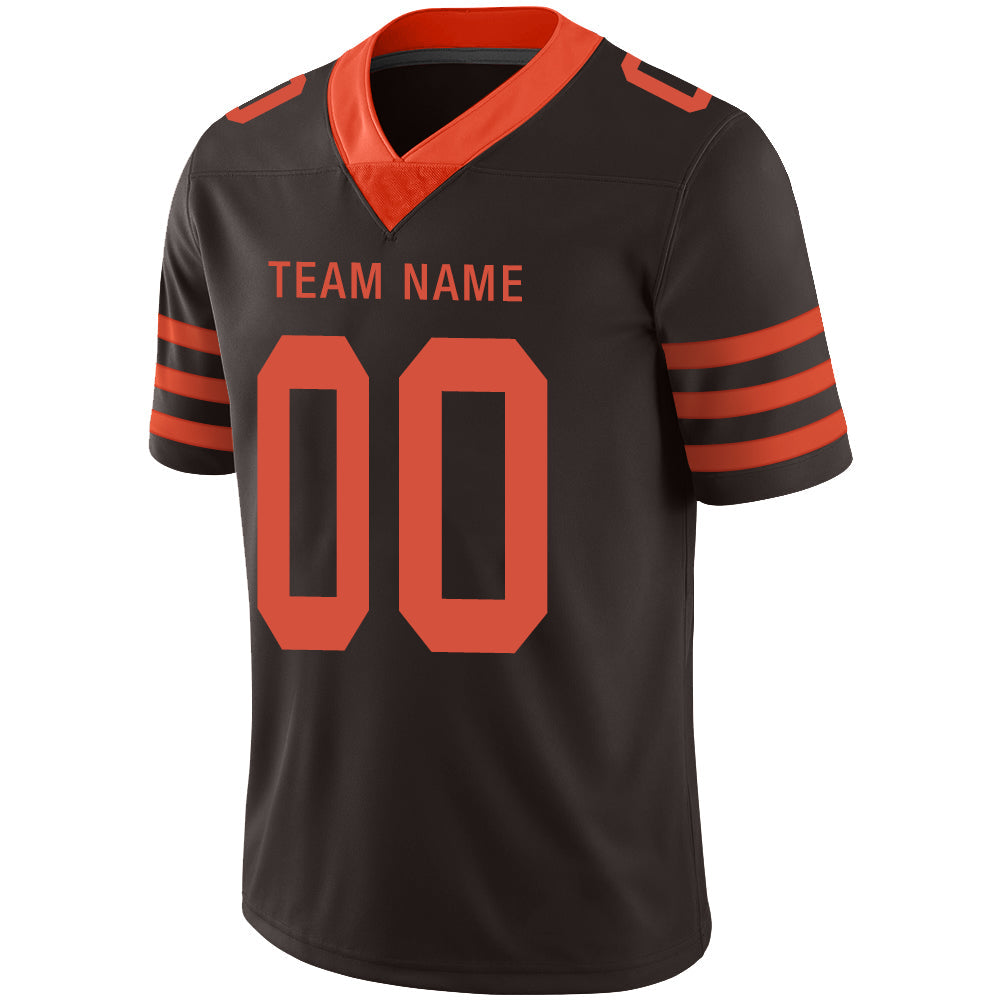 Custom C.Brown Stitched American Football Jerseys Personalize Birthday Gifts Brown Jersey view 4