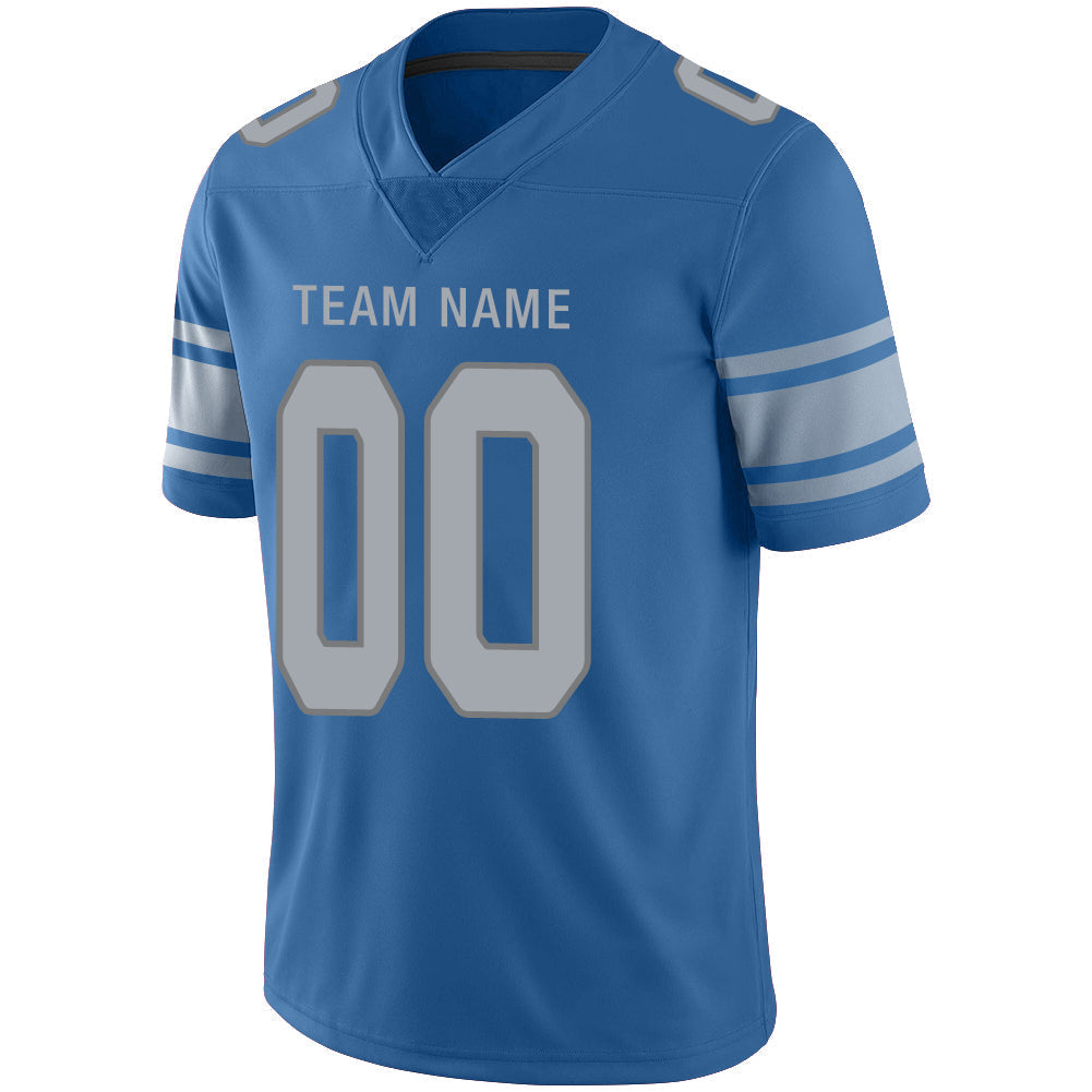 Custom D.Lions Stitched American Football Jerseys Personalize Birthday Gifts Blue Jersey view 4