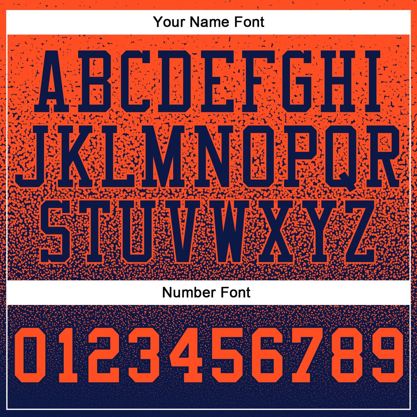 Custom Stitched Navy Orange Fade Fashion Sports Pullover Sweatshirt Hoodie view 4