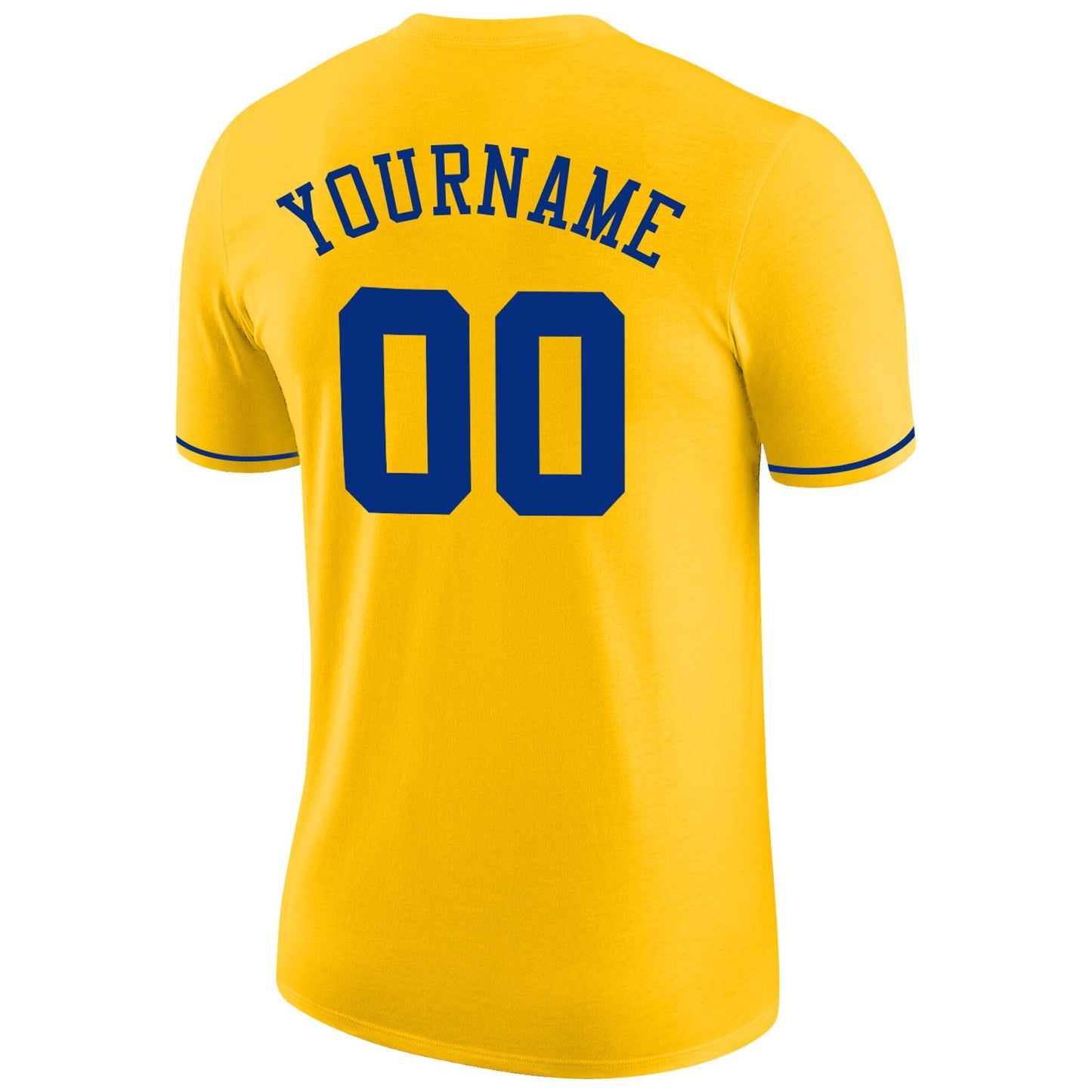 Custom Gold Royal Performance T-Shirt view 6