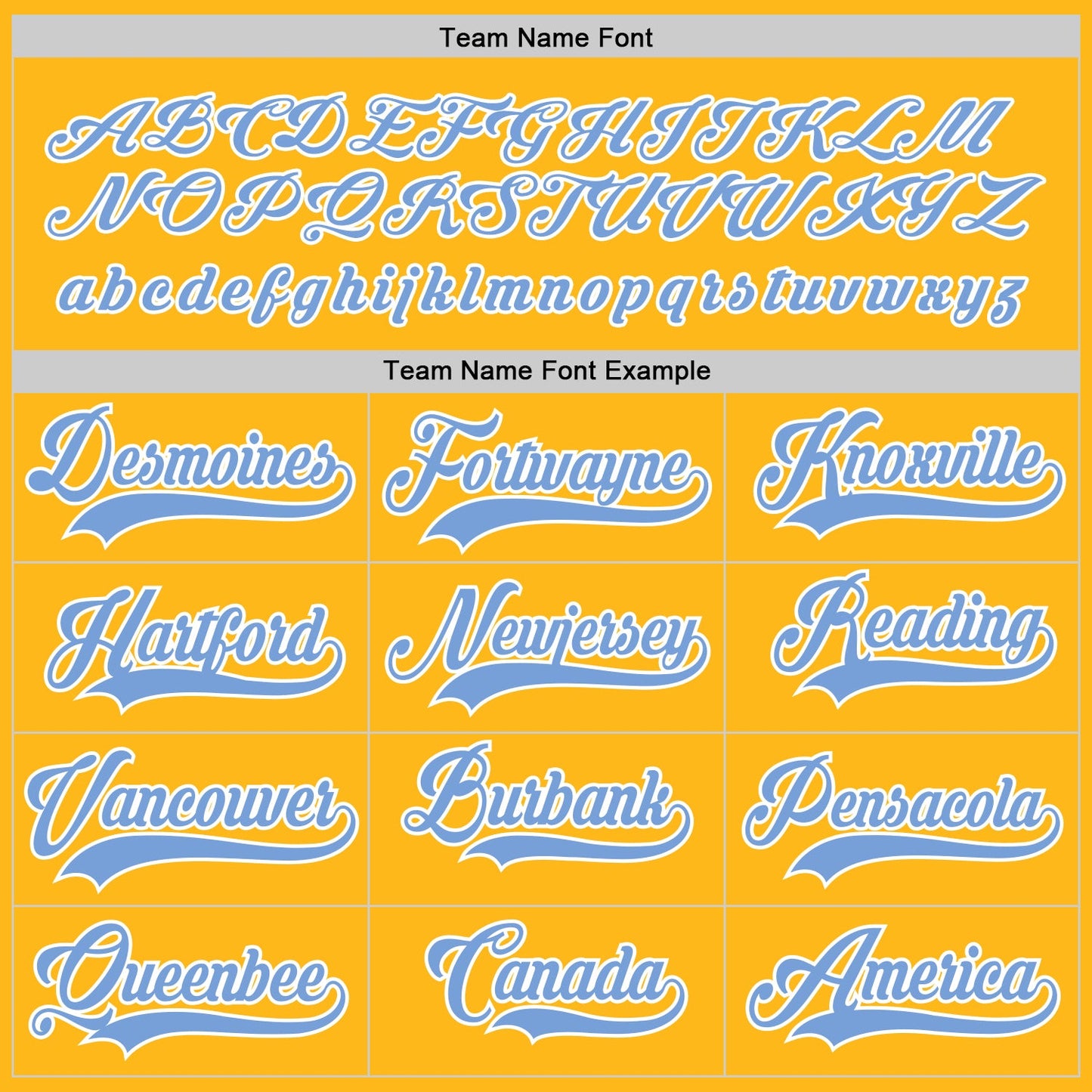 Custom Gold Light Blue-White Hockey Jersey view 4