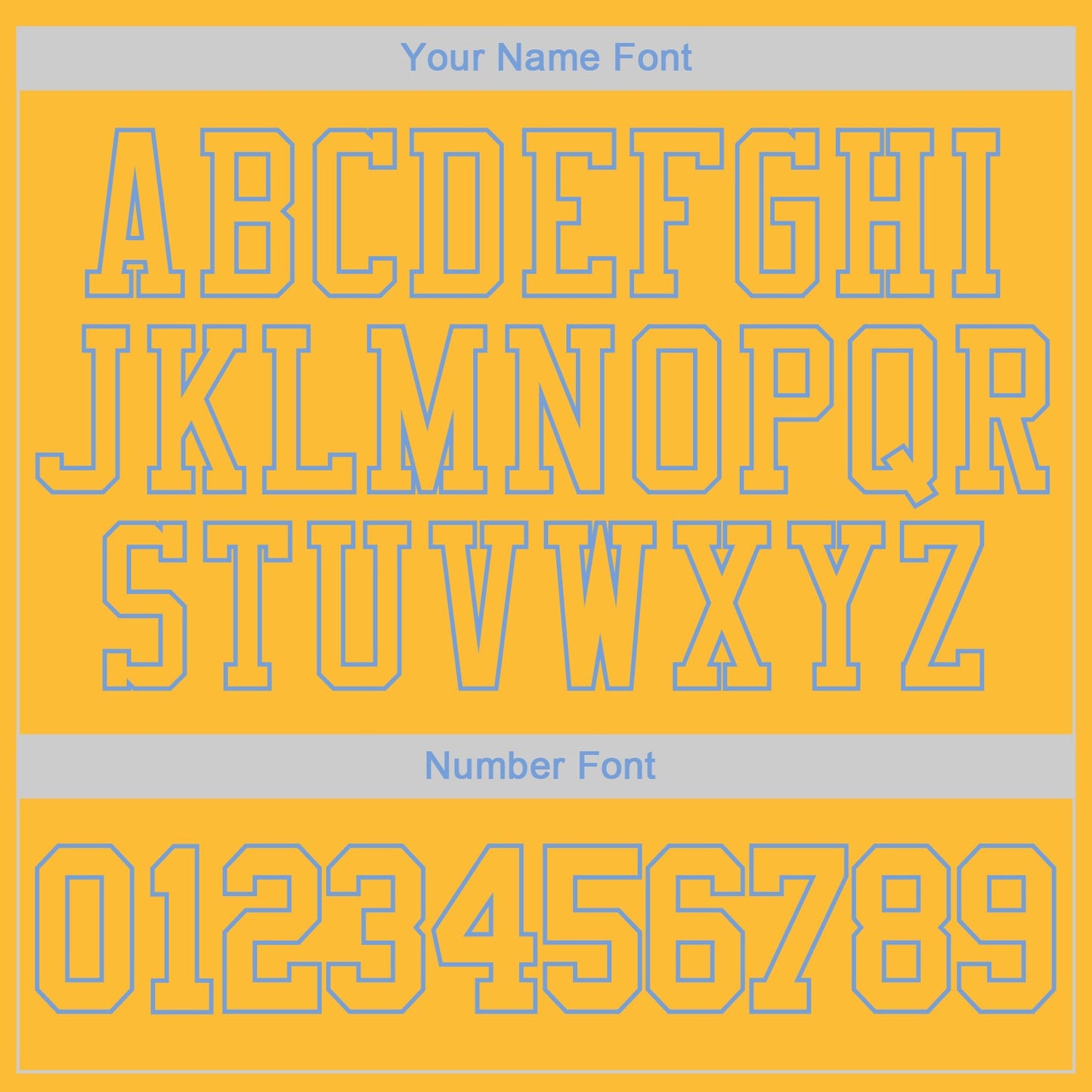 Custom Stitched Gold Gold-Light Blue Sports Pullover Sweatshirt Hoodie view 4