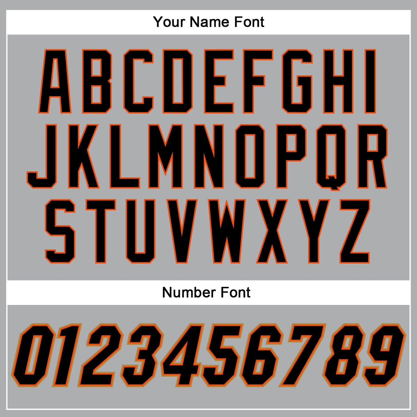 Custom Gray Black-Orange Authentic Baseball Jersey view 5