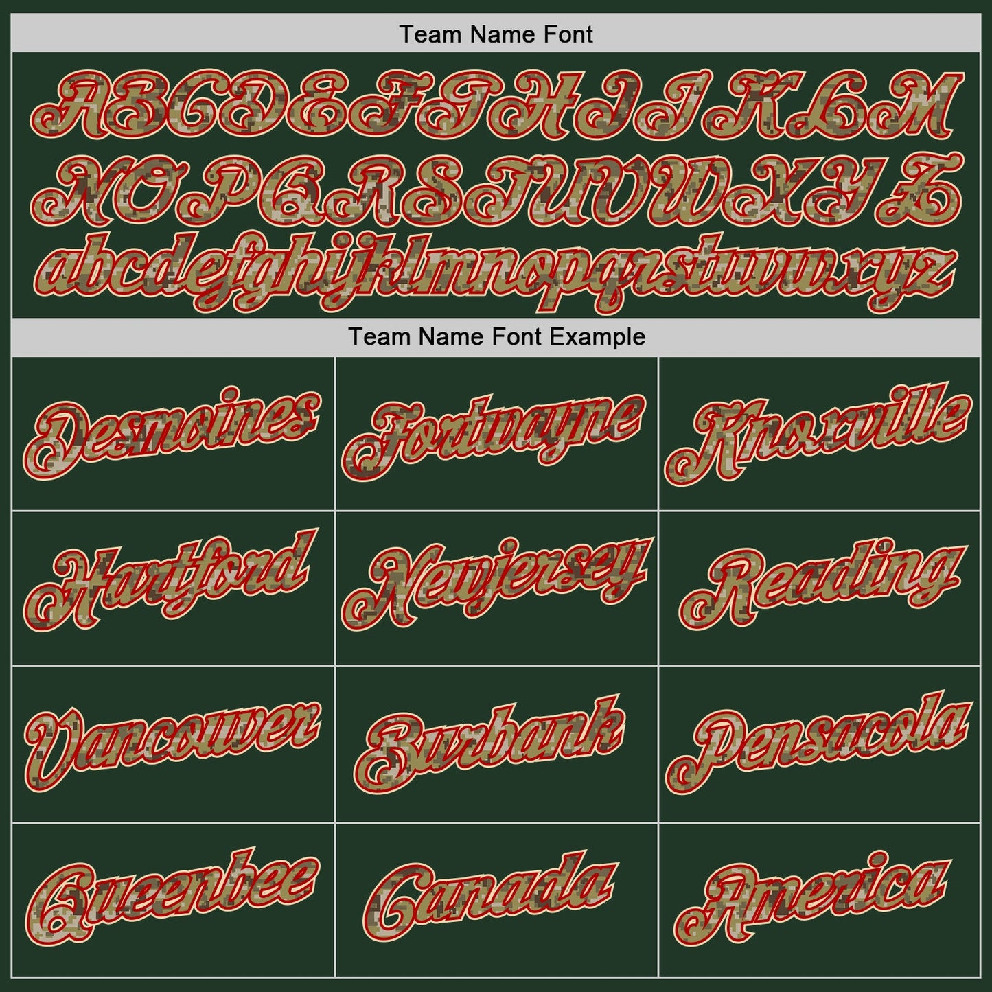 Custom Stitched Green Camo-Red Sports Pullover Sweatshirt Hoodie view 6