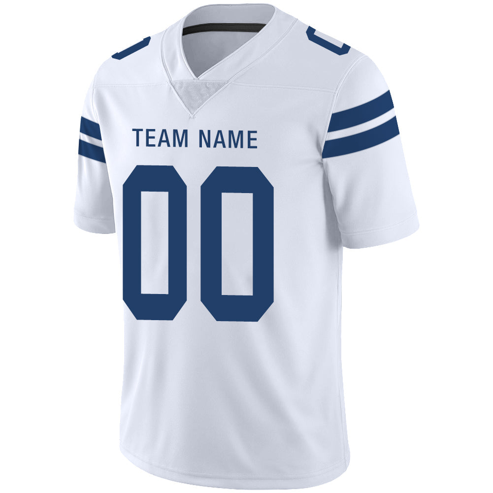 Custom IN.Colts Stitched American Football Jerseys Personalize Birthday Gifts White Jersey view 4
