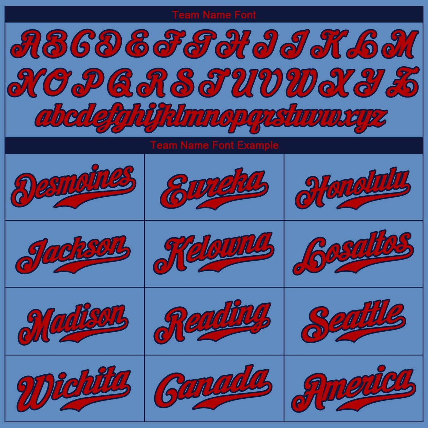 Custom Light Blue Red-Navy Authentic Baseball Jersey view 6