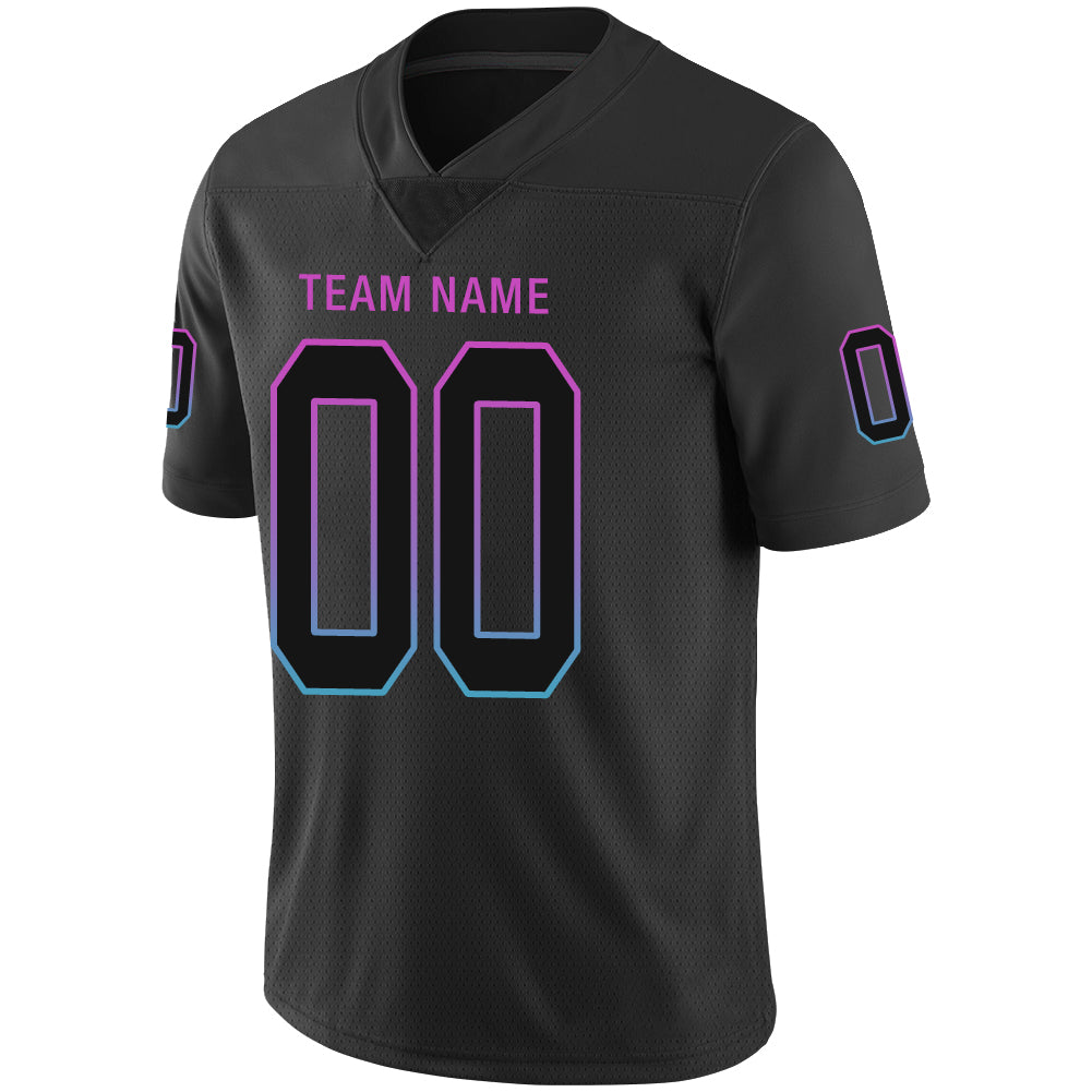 Custom M.Dolphins Stitched American Football Jerseys Personalize Birthday Gifts Black Jersey view 4