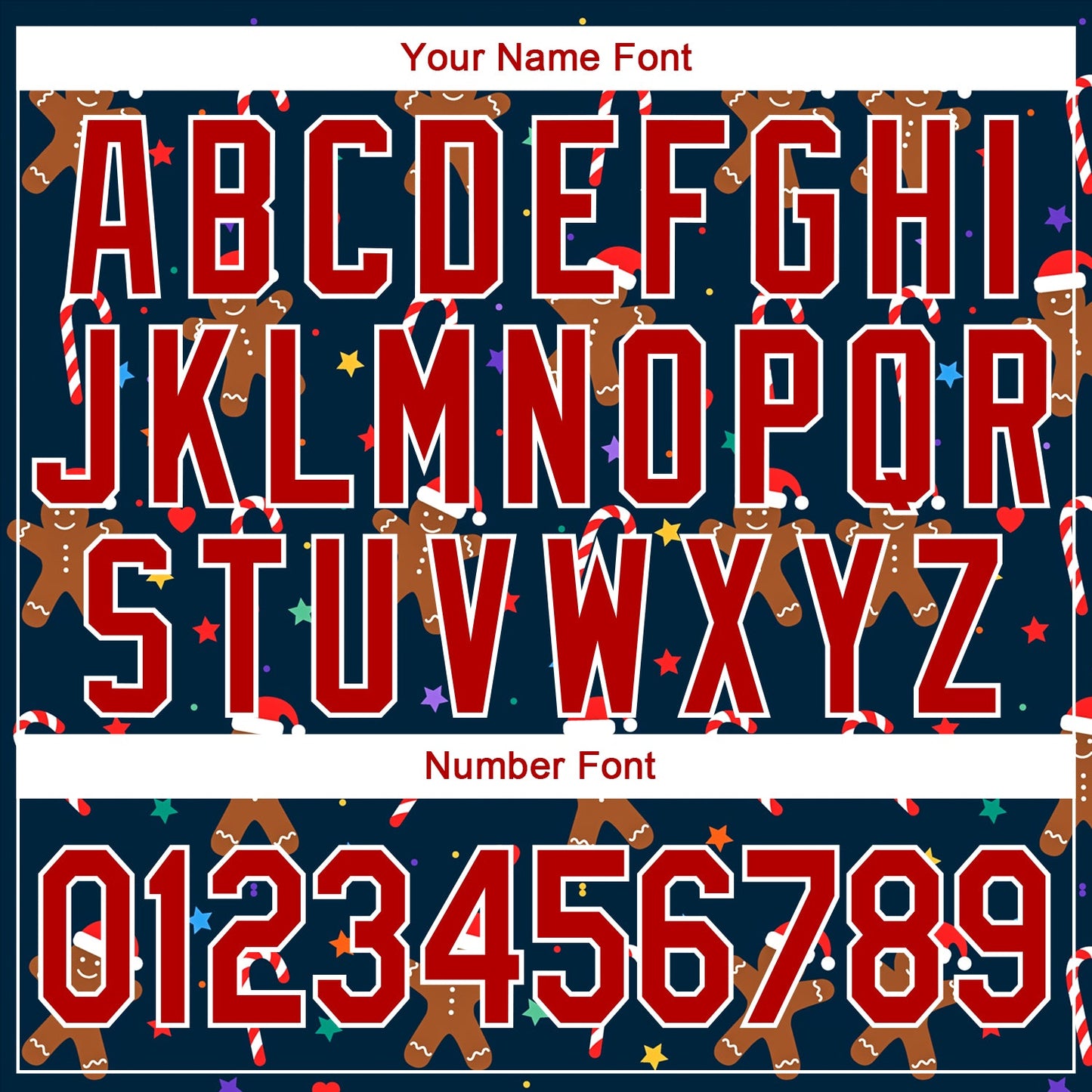 Custom Stitched Navy Red-White Christmas 3D Sports Pullover Sweatshirt Hoodie view 6