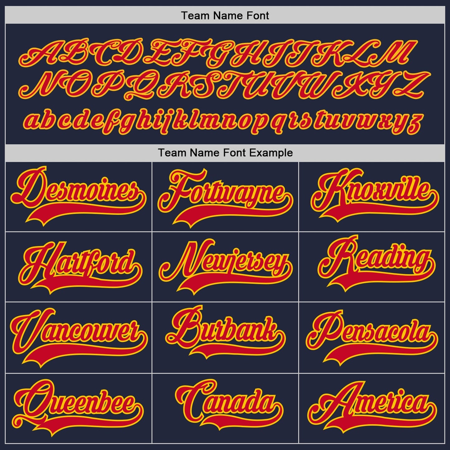 Custom Navy Red-Gold Hockey Jersey view 4