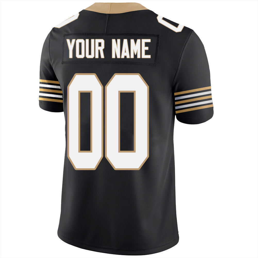 Custom NY.Giants Stitched American Football Jerseys Personalize Birthday Gifts Black Jersey view 4