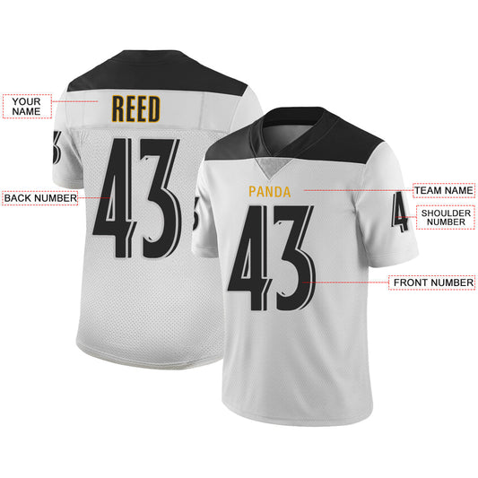 Custom NY.Giants Stitched American Football Jerseys Personalize Birthday Gifts White Jersey view 2