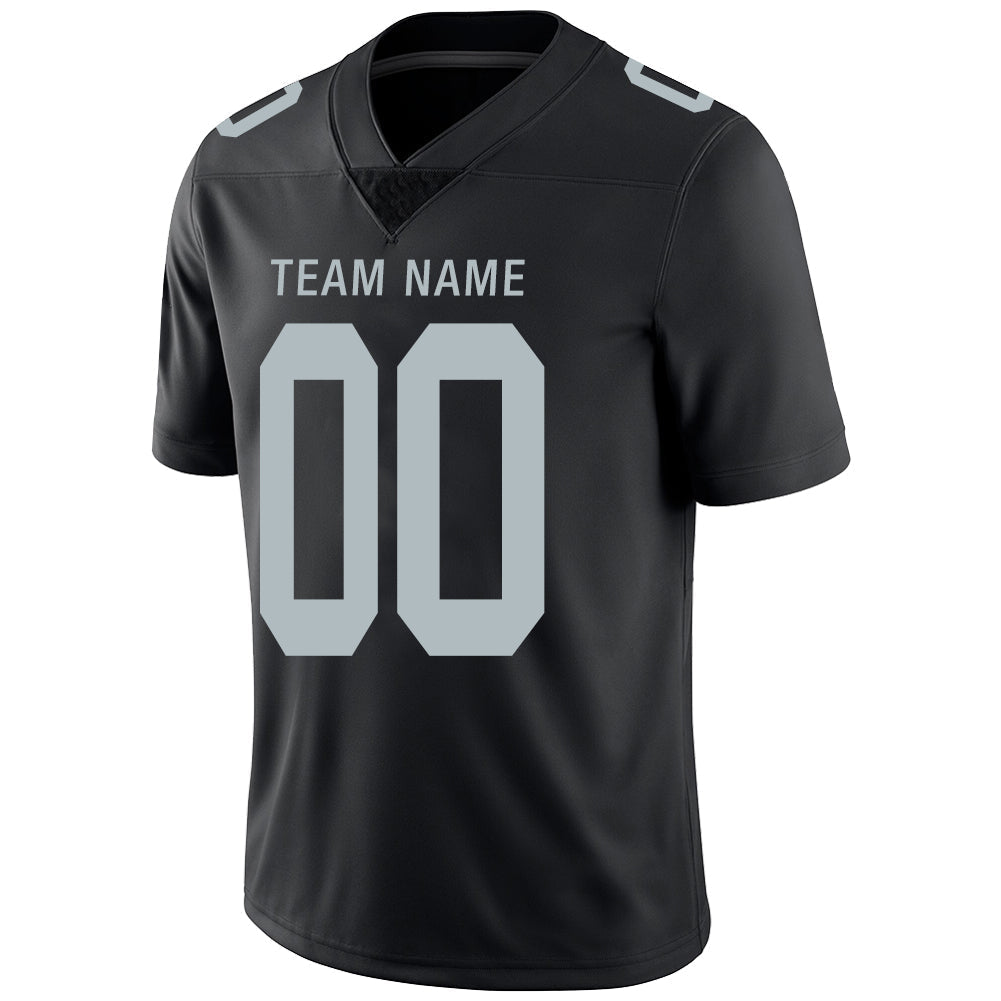 Custom L.Raiders Stitched American Football Jerseys Personalize Birthday Gifts Black Jersey view 4